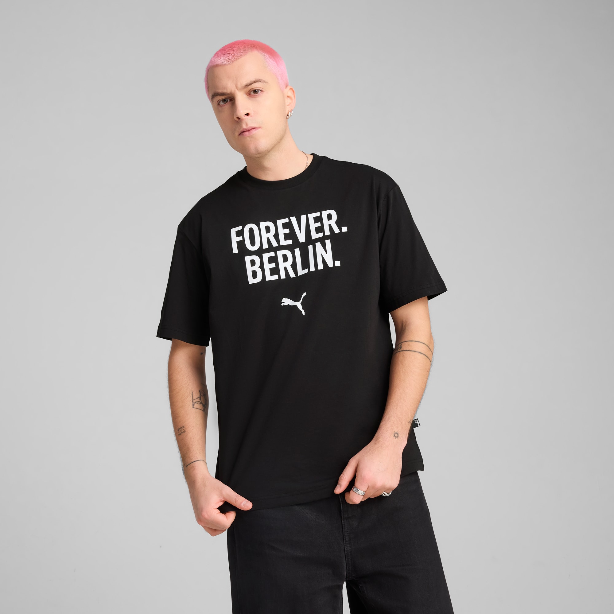 Concept 2 Berlin Relaxed Tee Men, PUMA Black, large