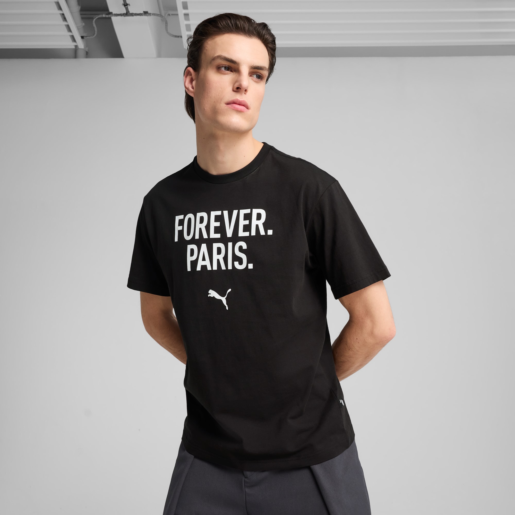 Concept 2 Paris Relaxed Tee Men, PUMA Black, large