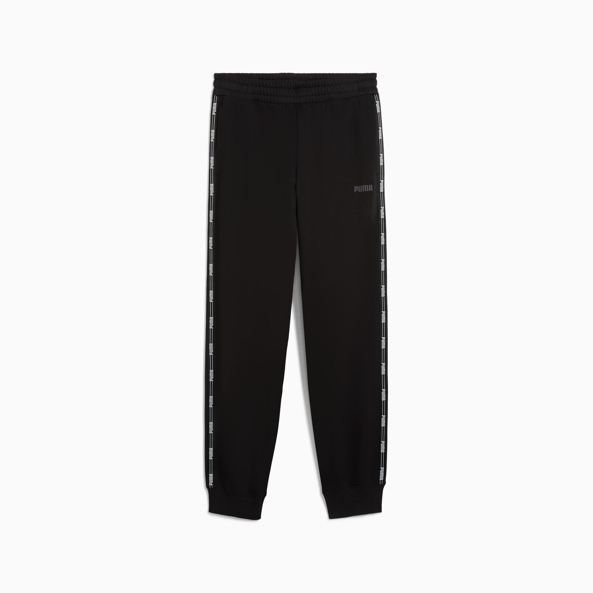 Tape Fleece Pants Men, PUMA Black, large