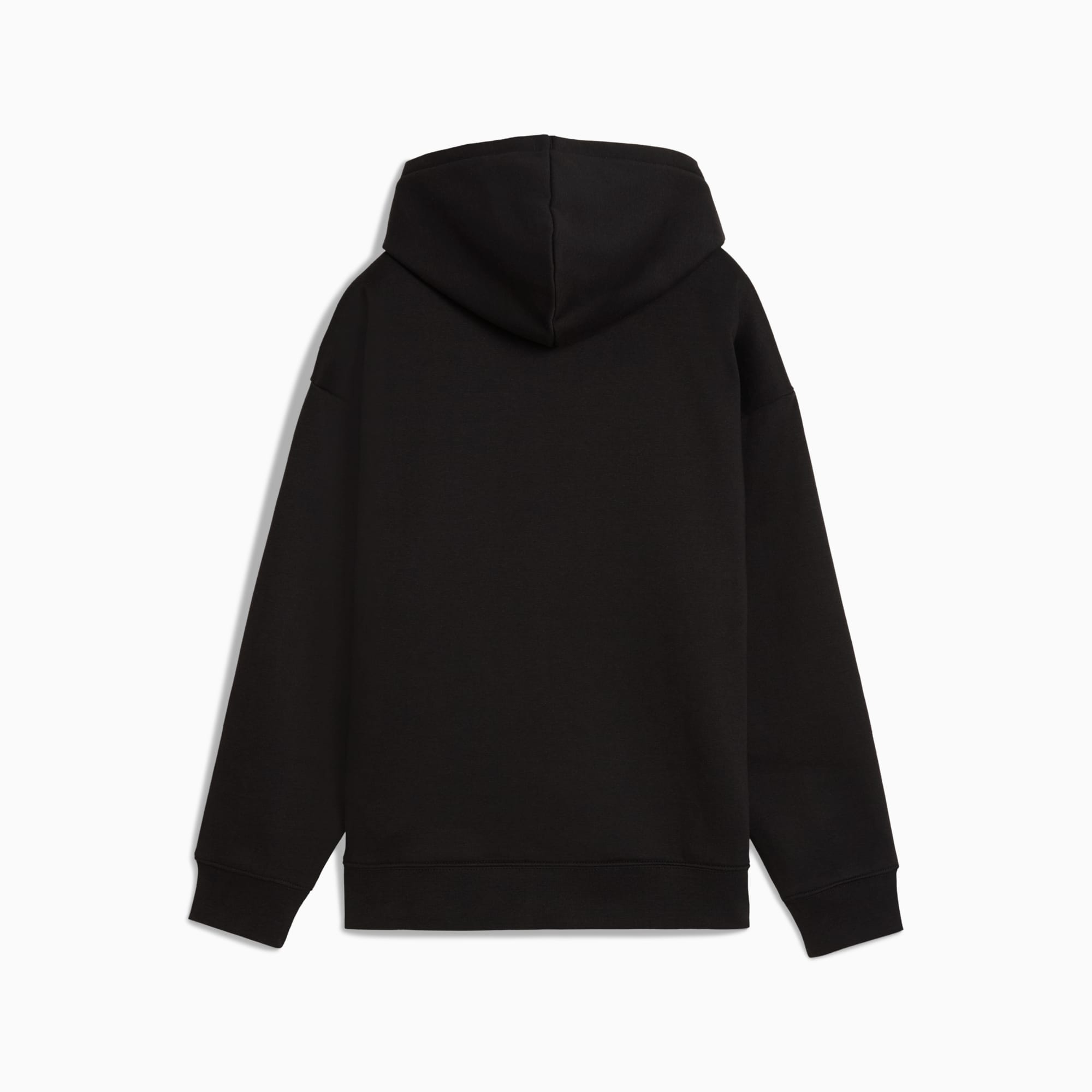 Tape Fleece Hoodie Women, PUMA Black, large