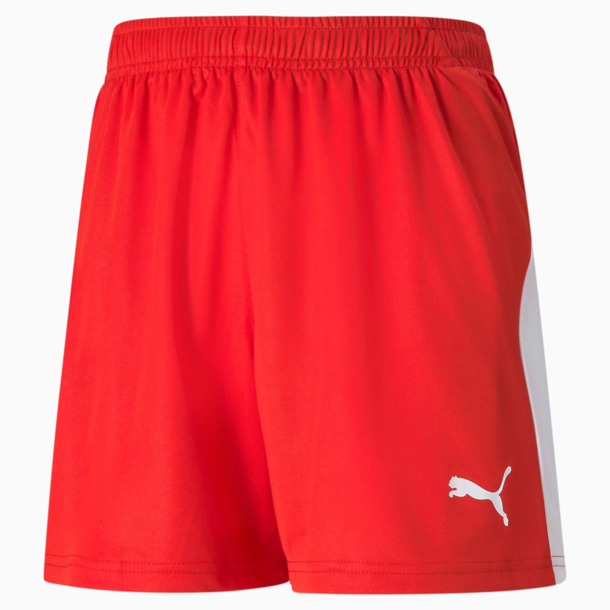 red puma shorts