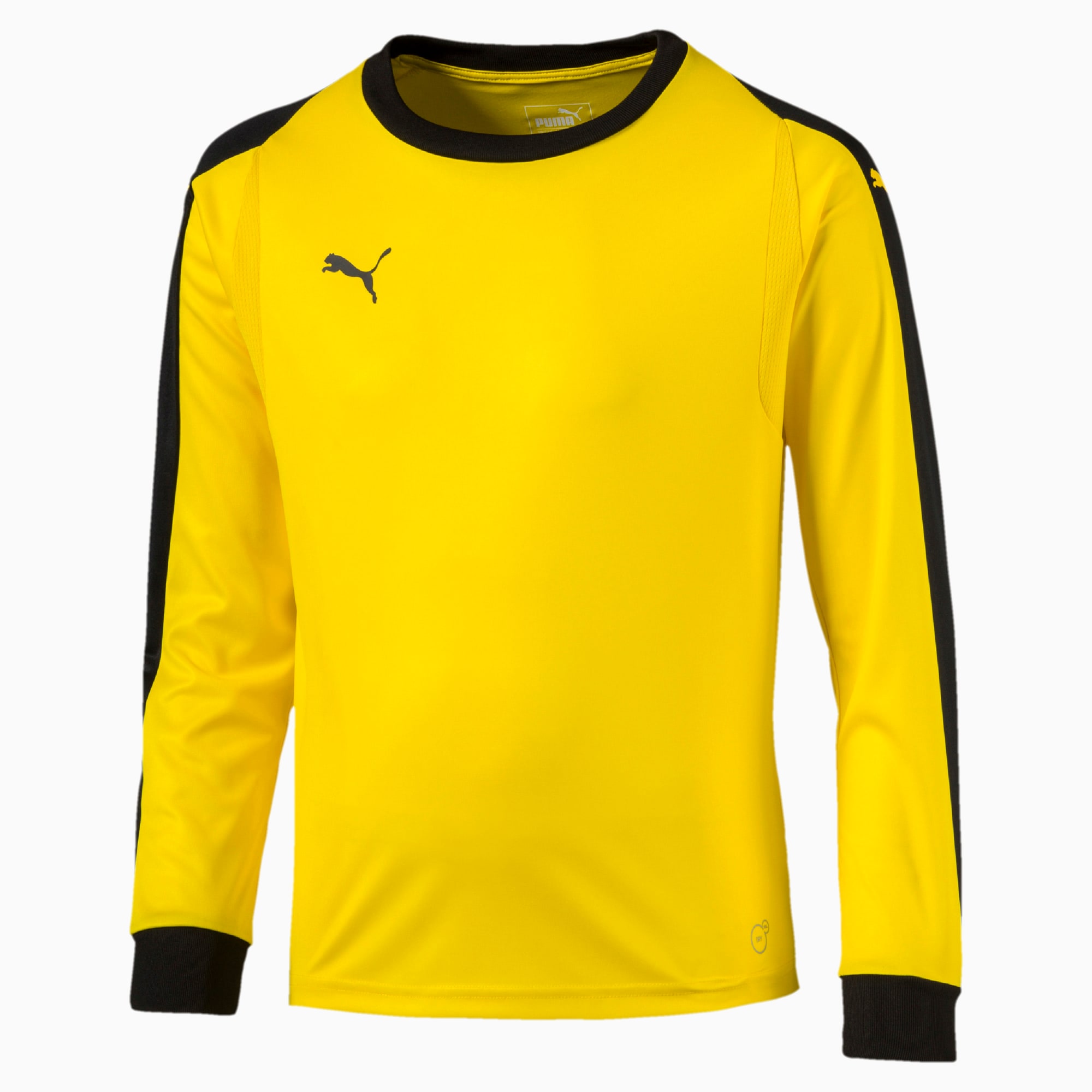 black and yellow puma shirt