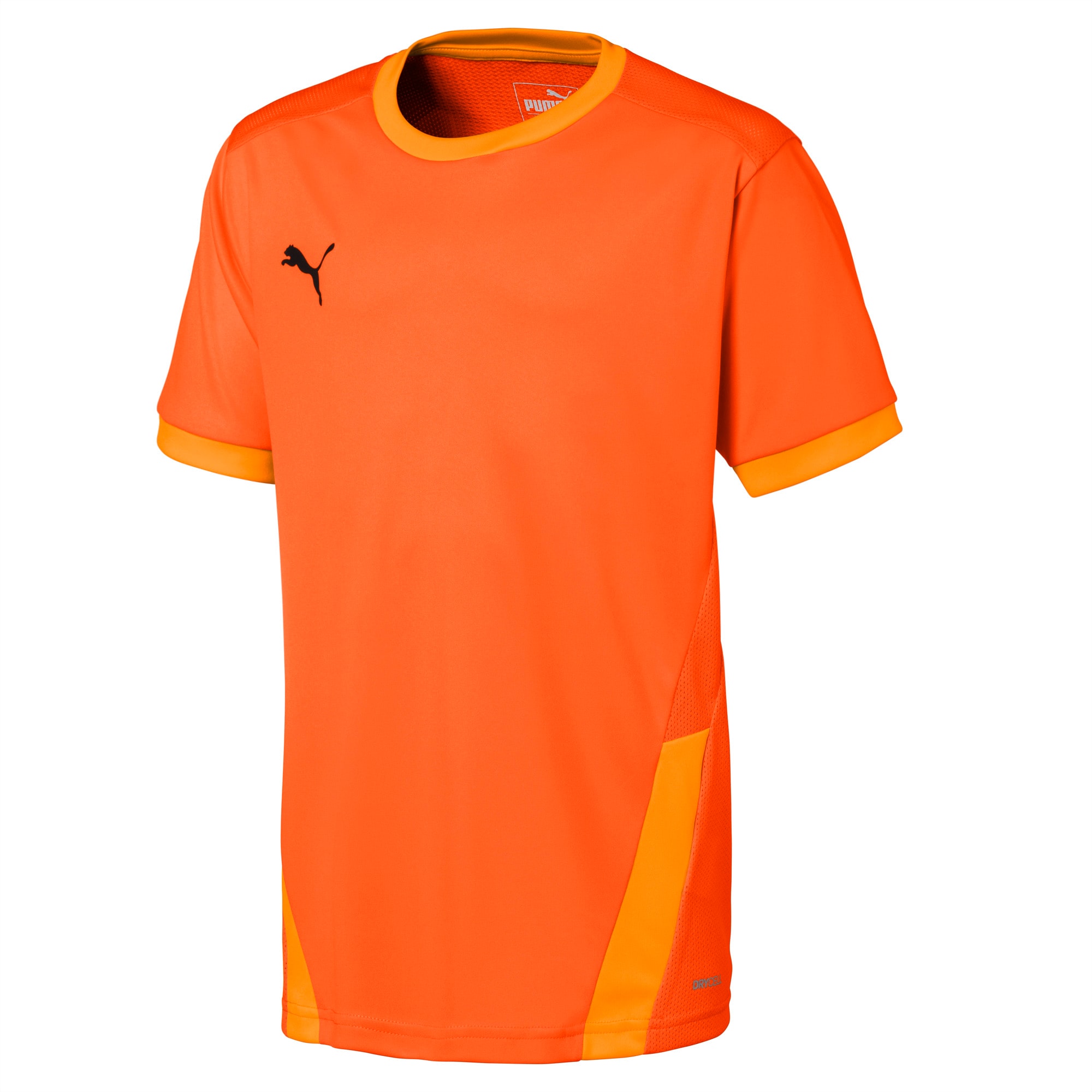 teamGOAL Football Kids' Jersey, GOLDEN POPPY-Flame Orange, large-SEA