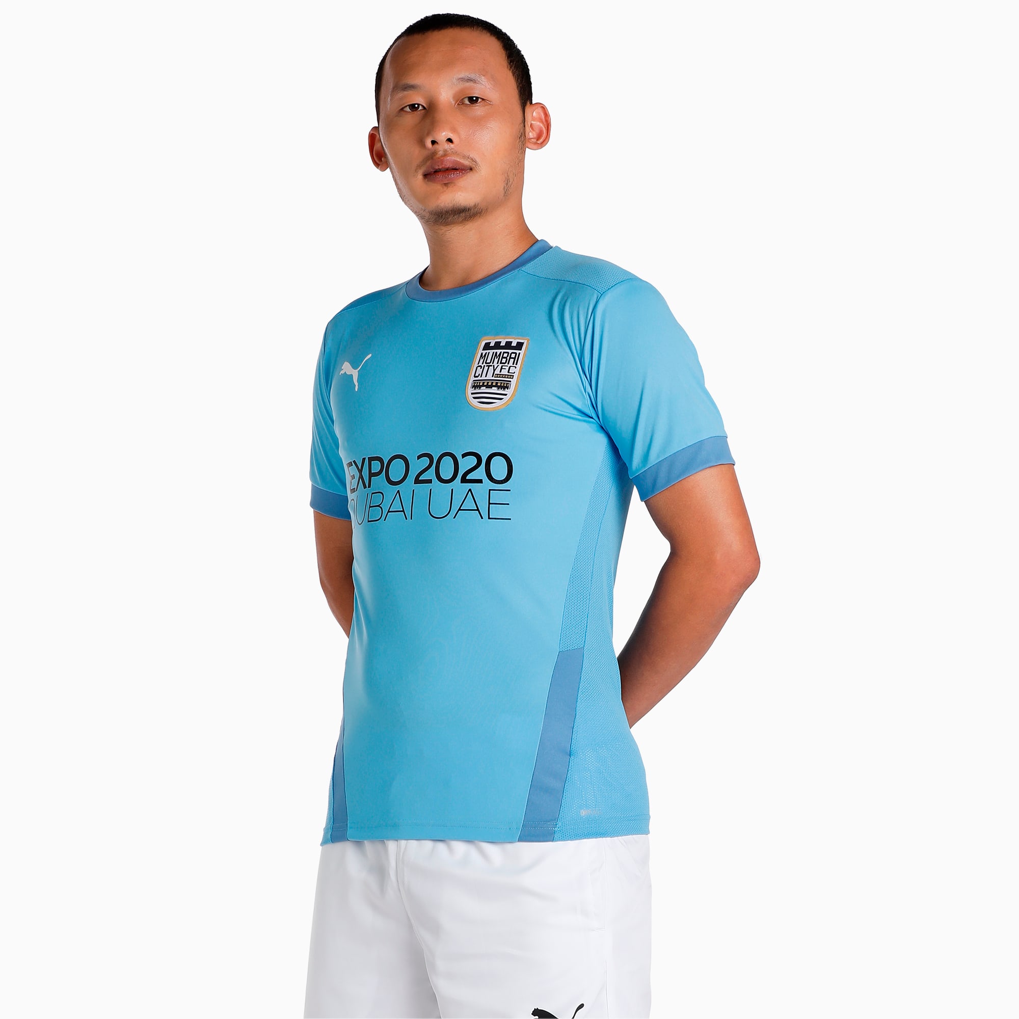 Mumbai City Football Club Home Jersey Team Light Blue Blue Yonder Puma Men S Collection On Sale Puma