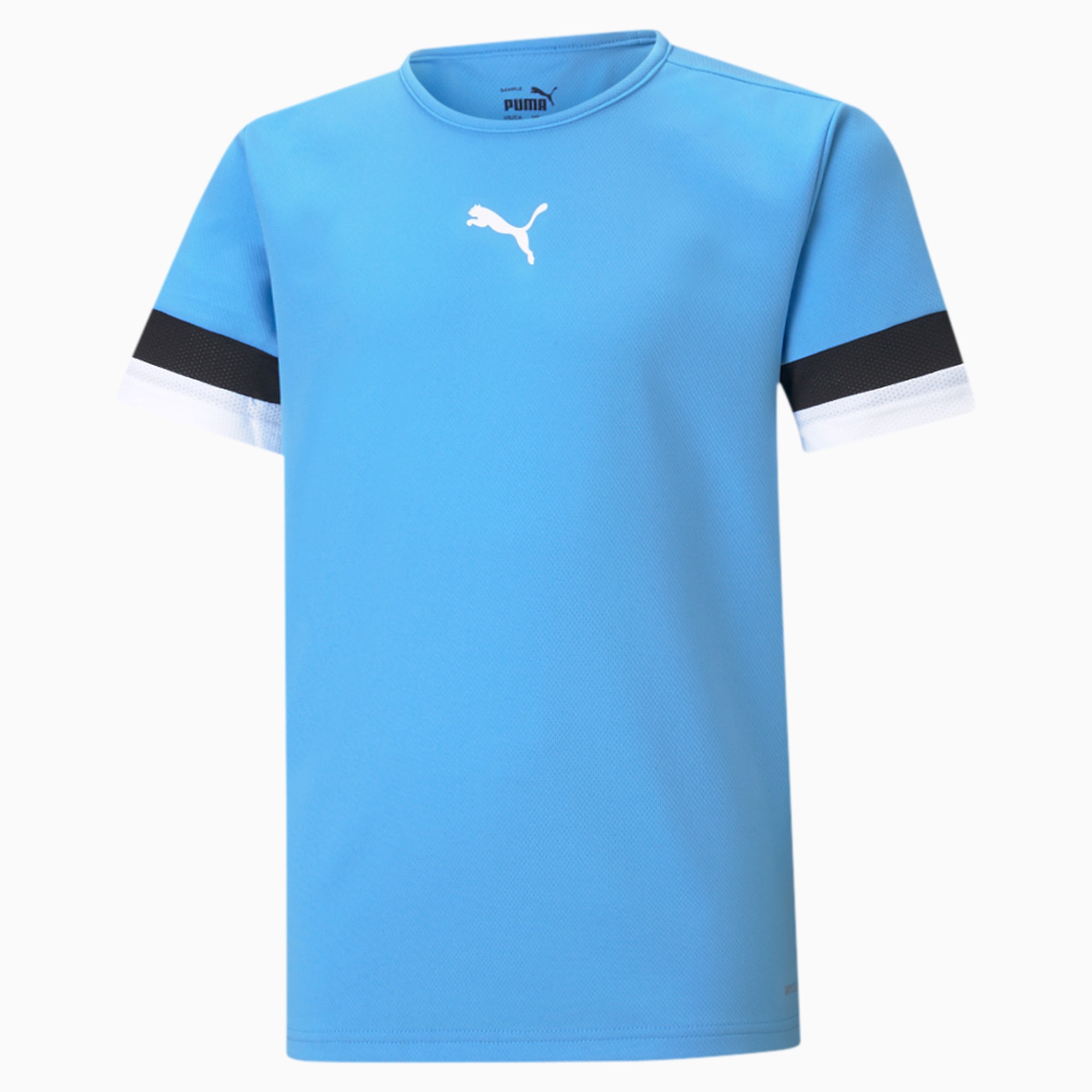 teamRISE Football Jersey Youth, Team Light Blue-Puma Black-Puma White, large-SEA