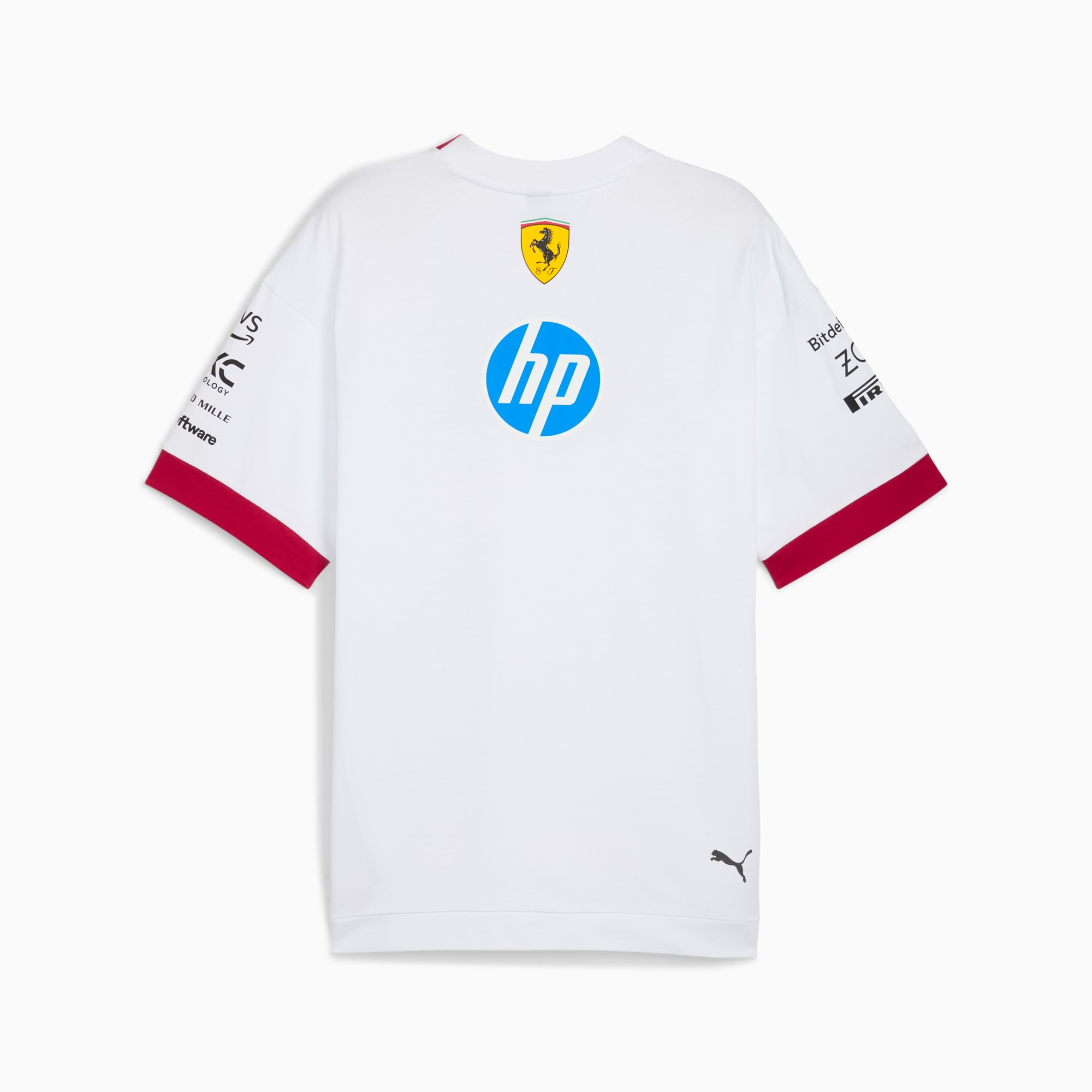 Scuderia Ferrari 2025 Drivers Tee Men, PUMA White, large