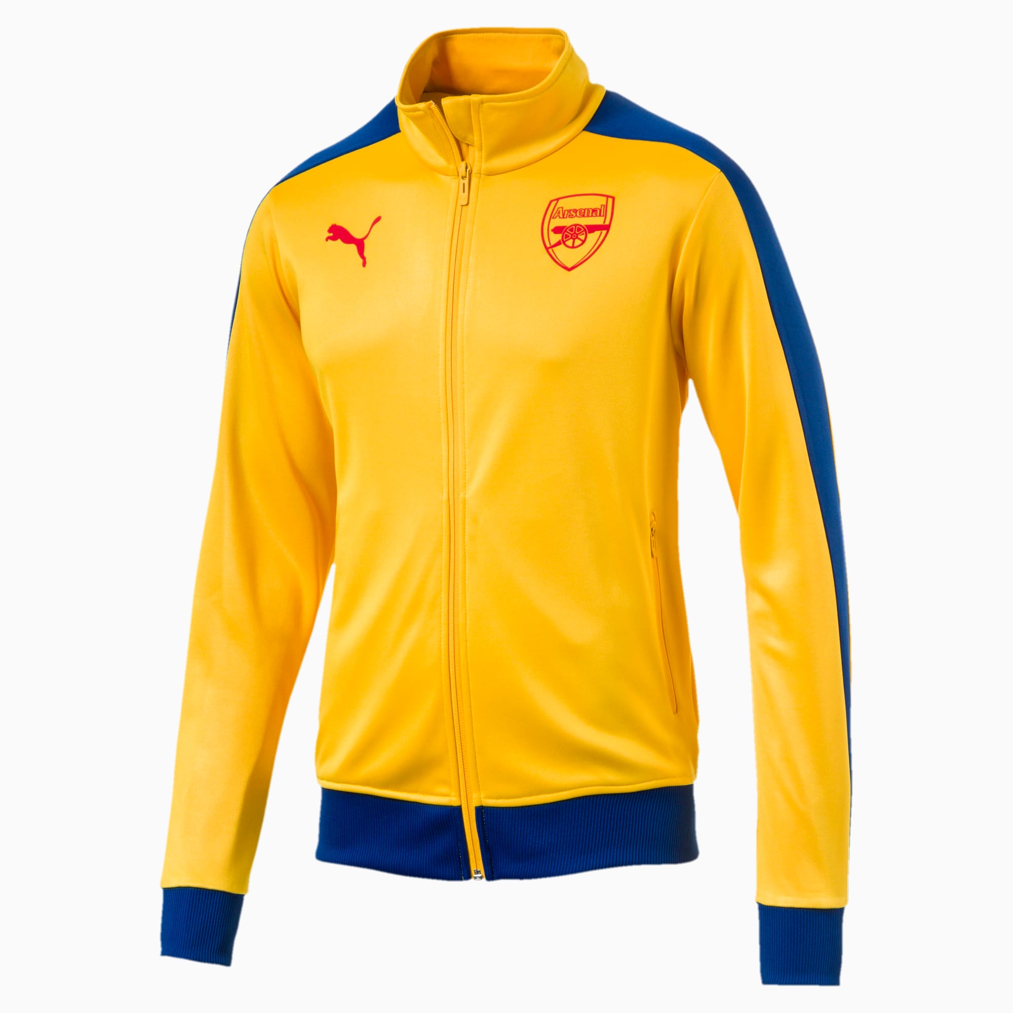 yellow puma track jacket