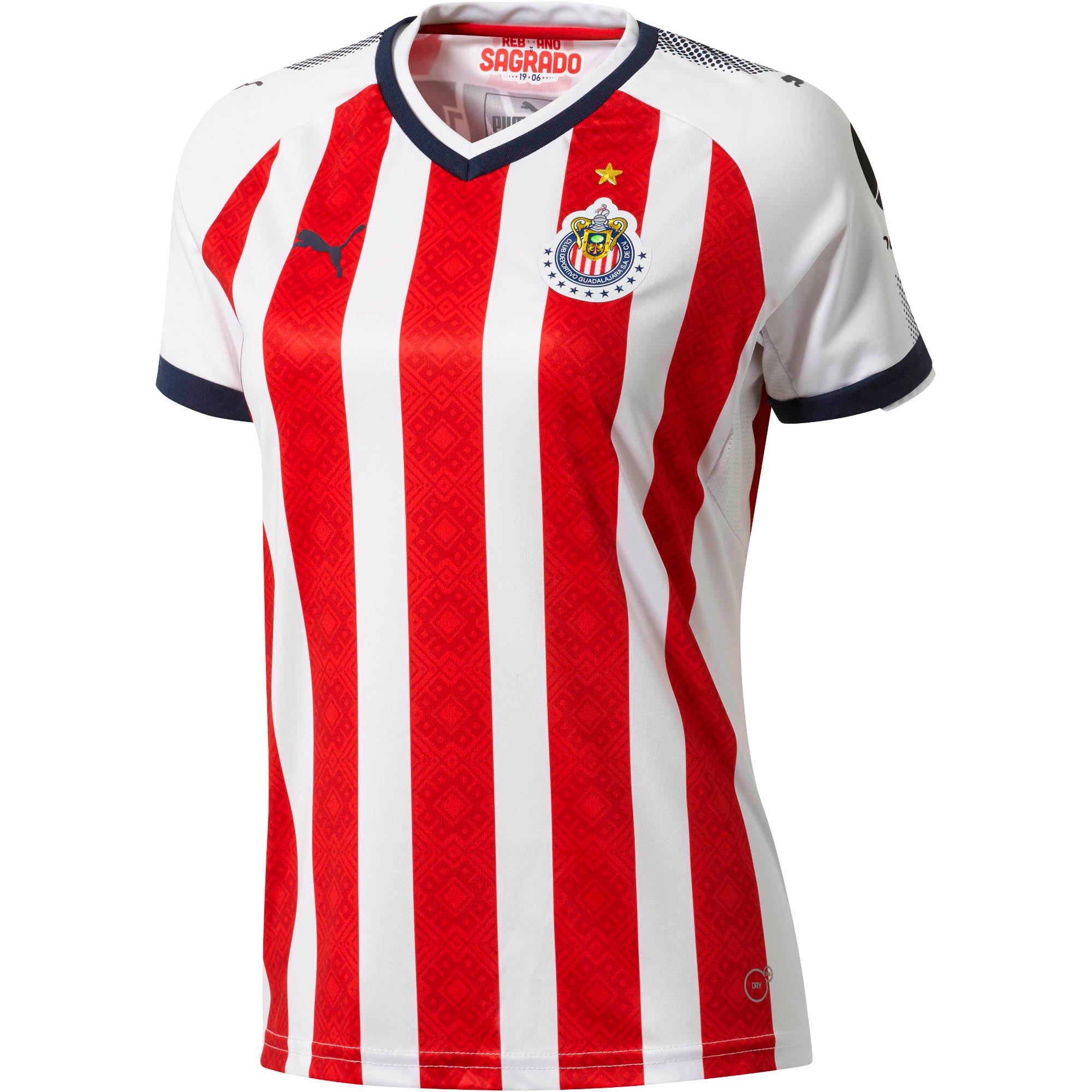 womens red puma shirt