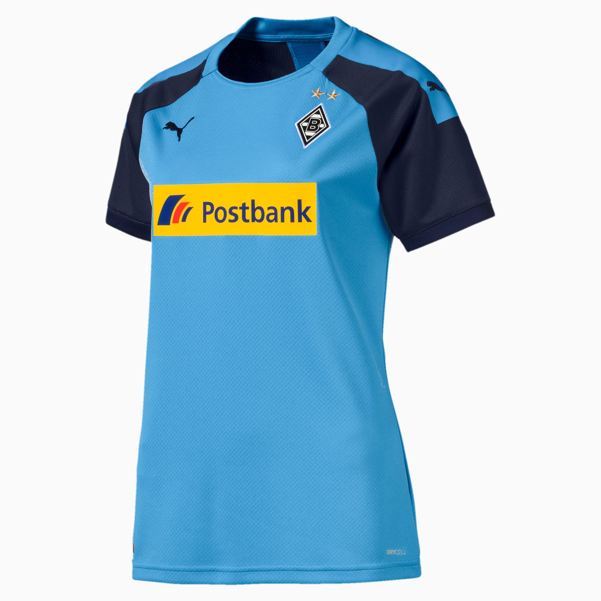 Borussia Monchengladbach Away Replica Women S Jersey Team Light Blue Peacoat Puma Podosfairo Puma