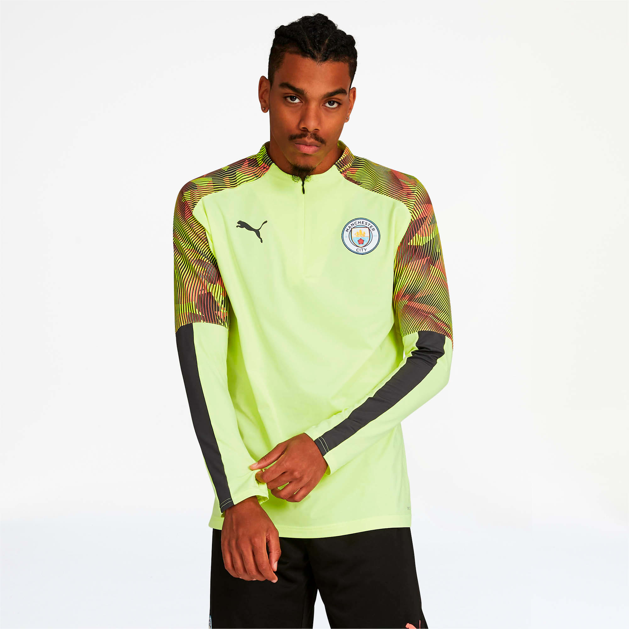 Manchester City Fc Men S 1 4 Zip Top Puma Us