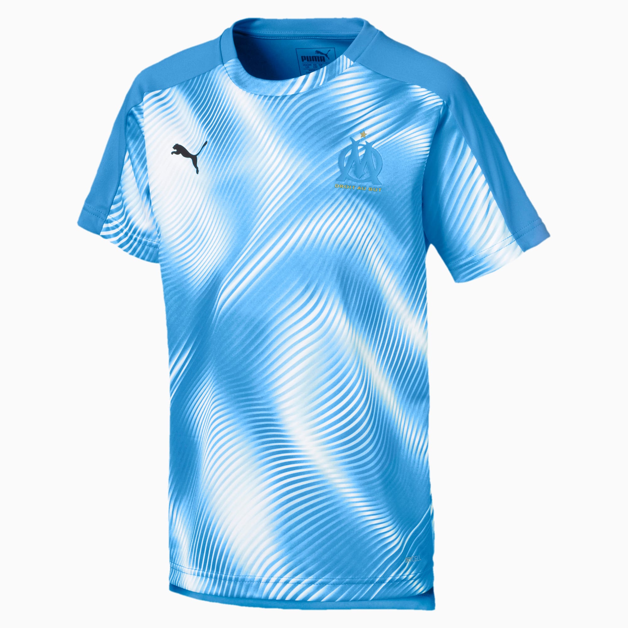 Olympique De Marseille Stadium Kids Jersey Bleu Azur Puma White Puma Olympique De Marseille Puma