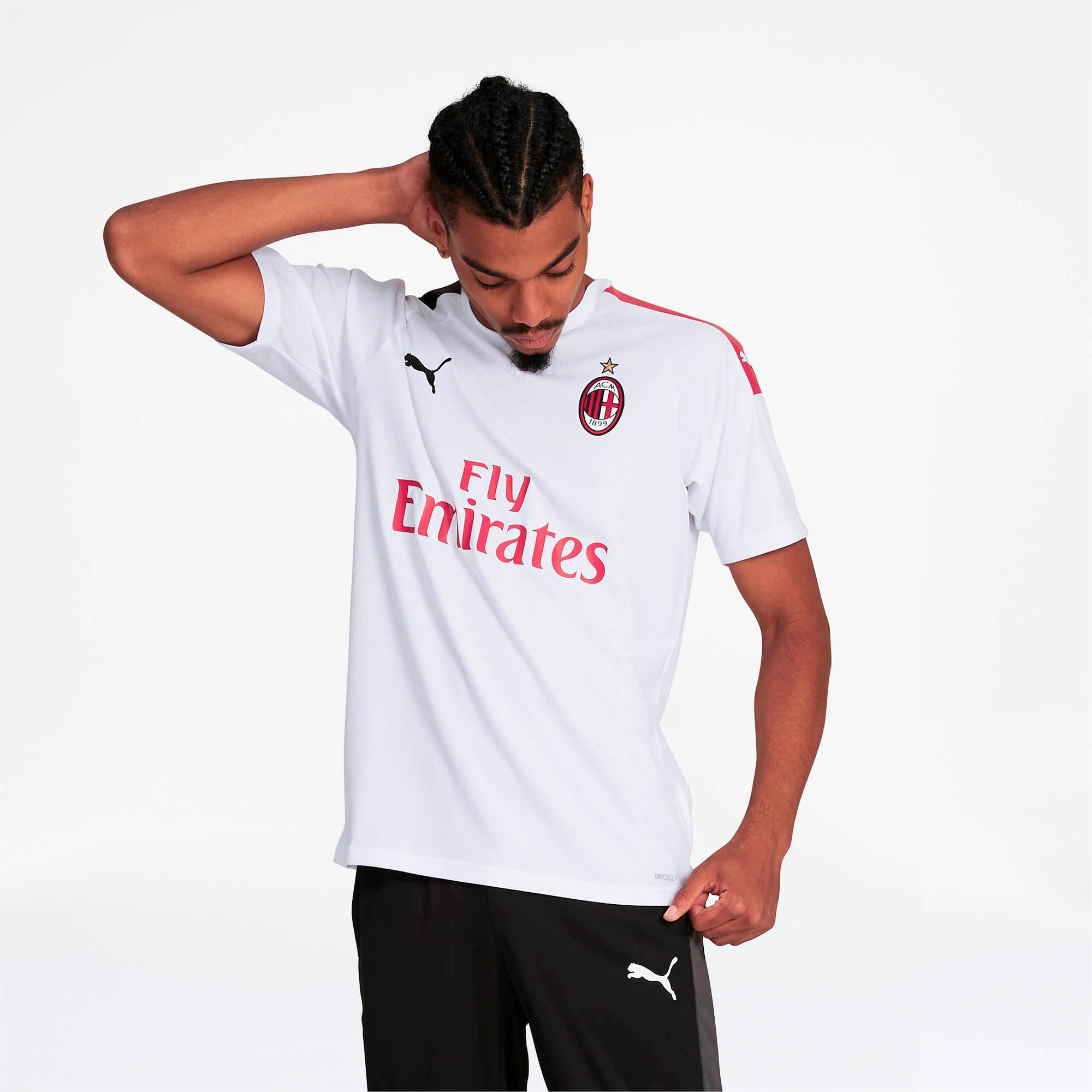 ac milan white jersey