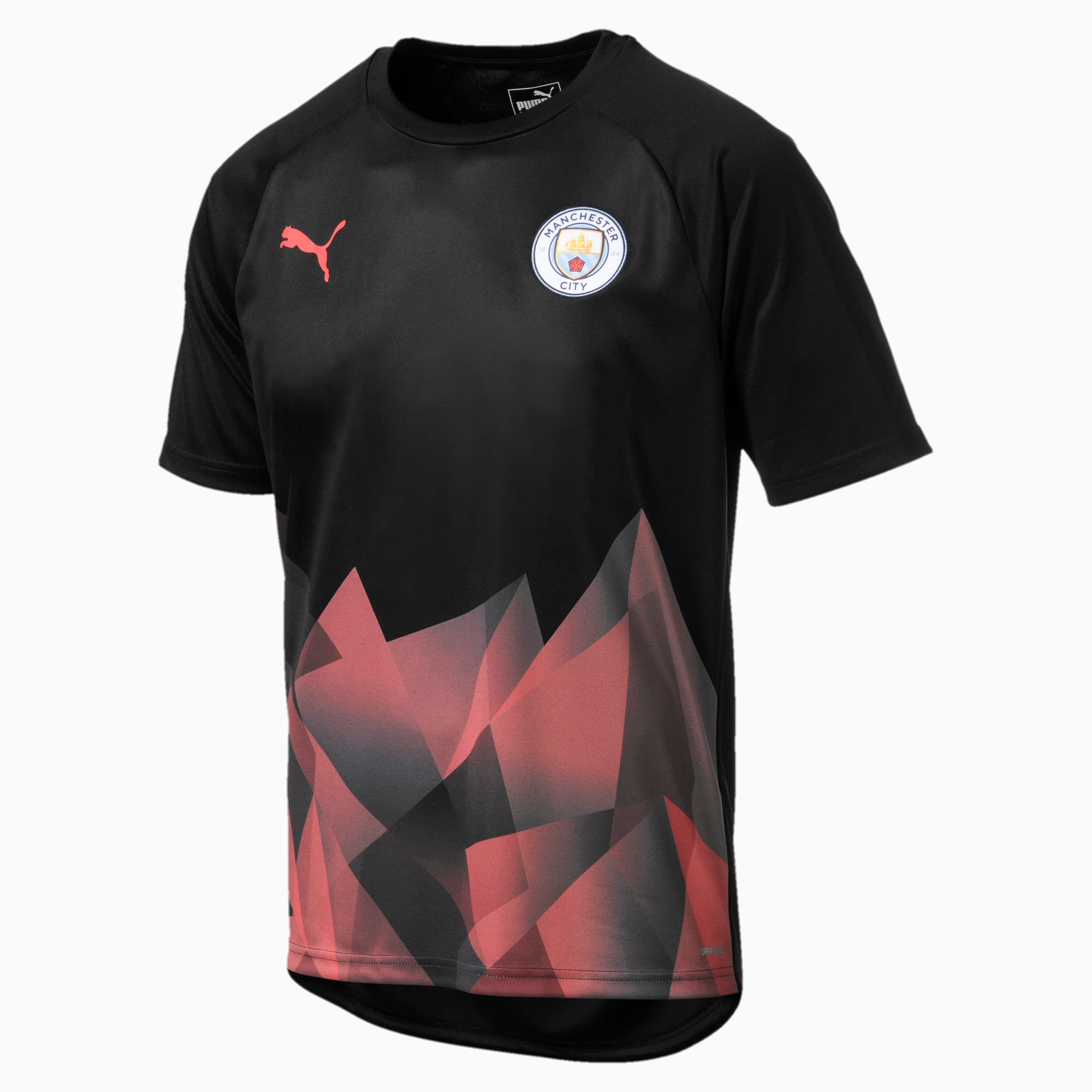 Man City Men S International Stadium Short Sleeve Jersey Puma Black Georgia Peach Puma Manchester City Puma
