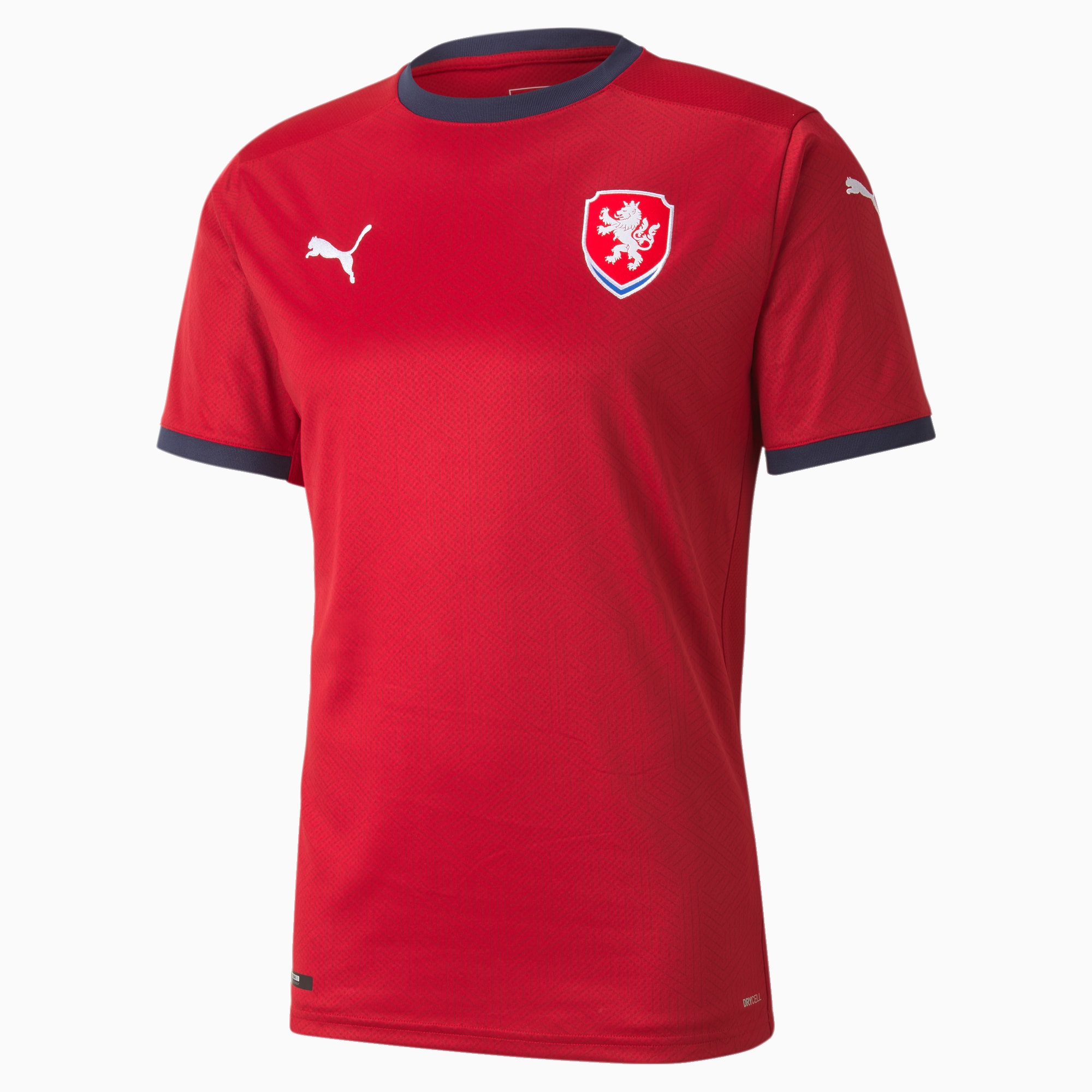 Czech Republic Men S Home Replica Jersey Chili Pepper Peacoat Puma Czech Republic Puma Germany