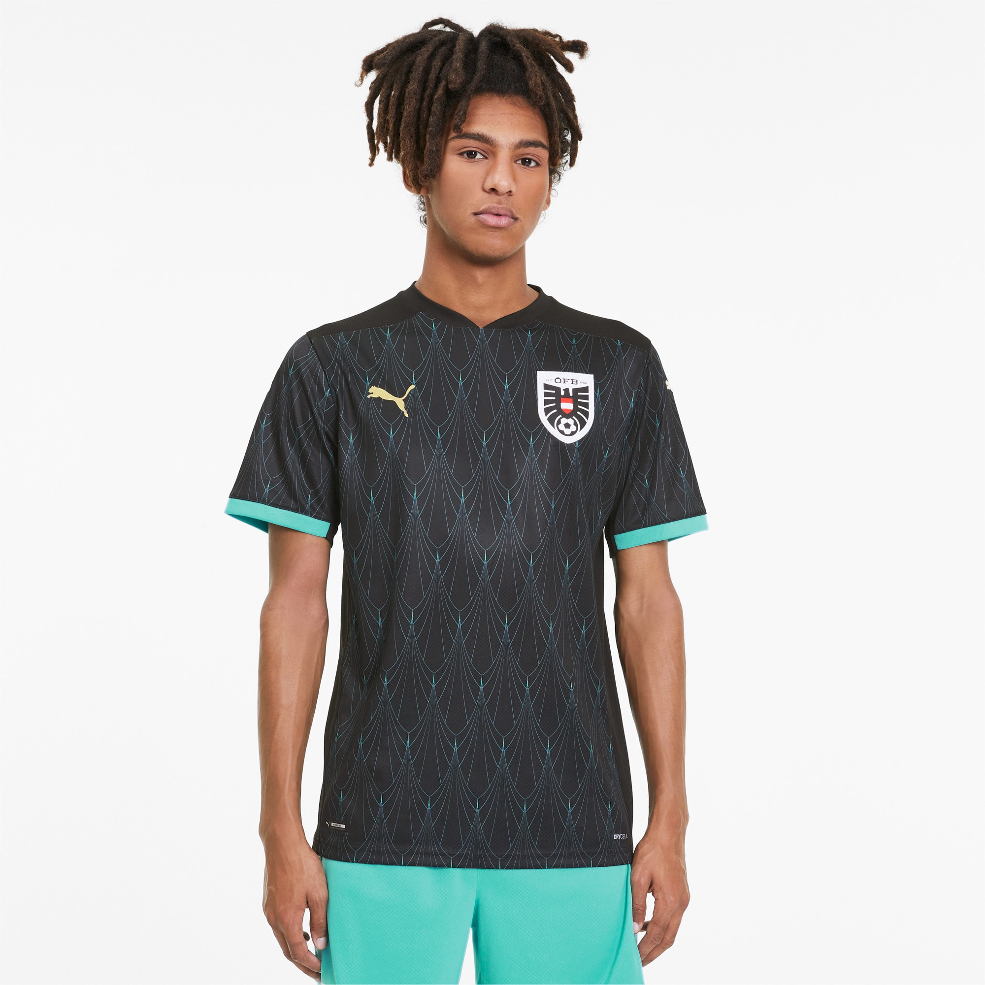 turquoise football jersey