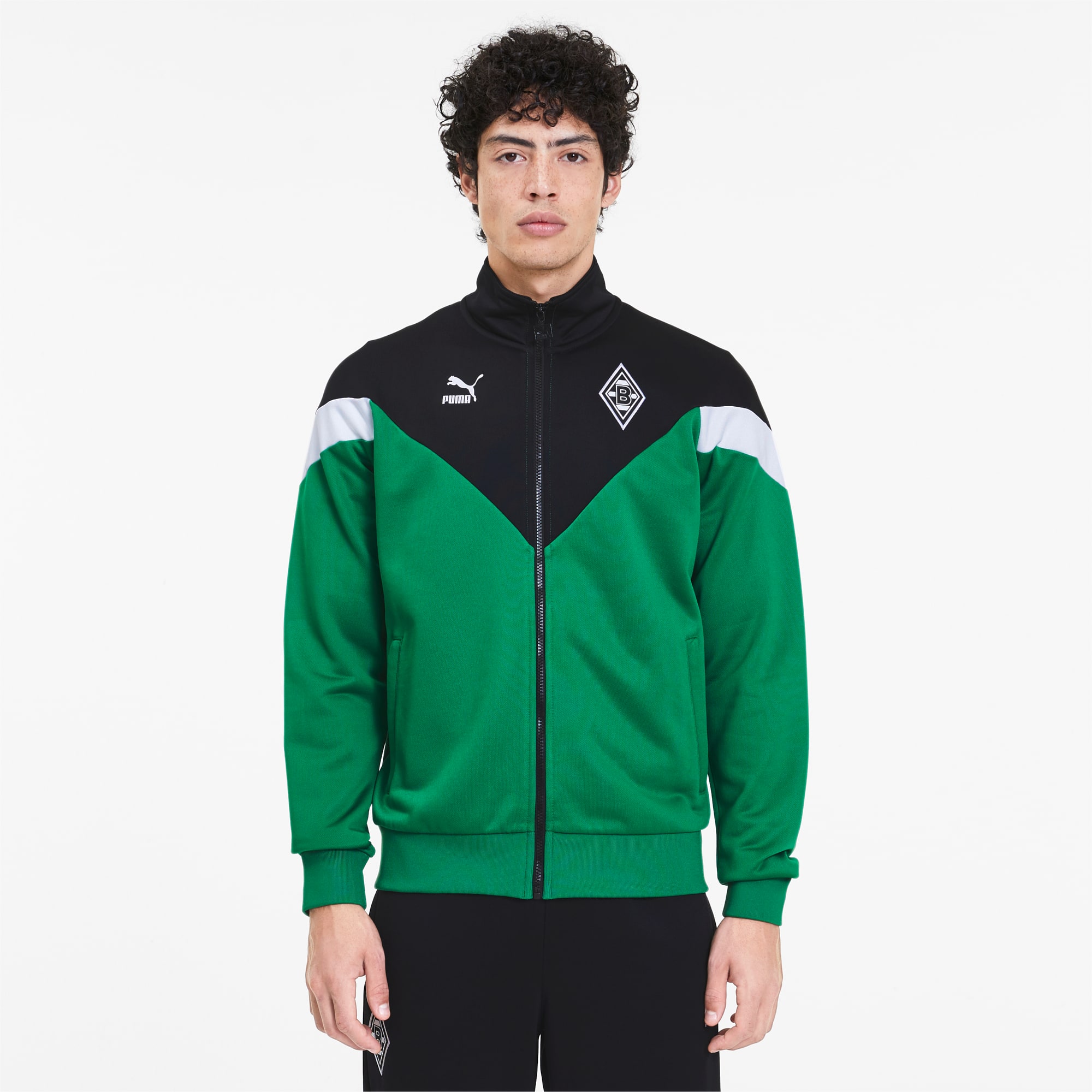 green puma track jacket
