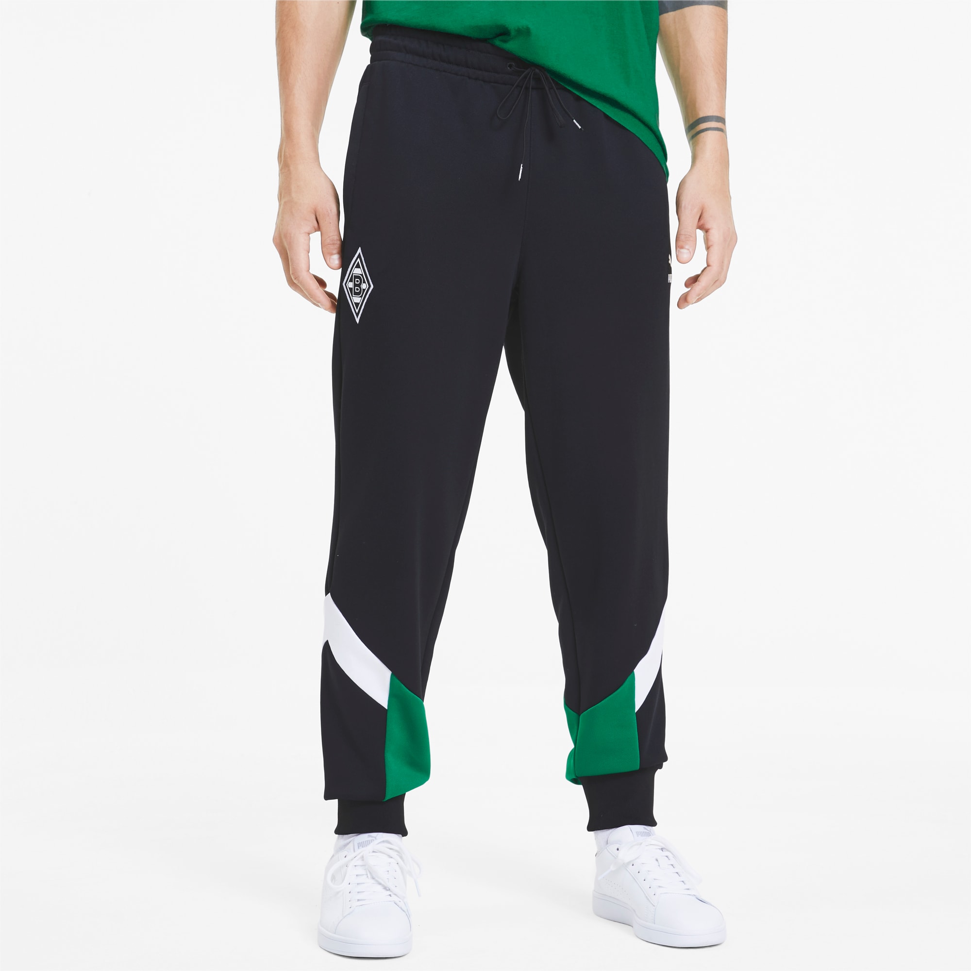 black puma track pants