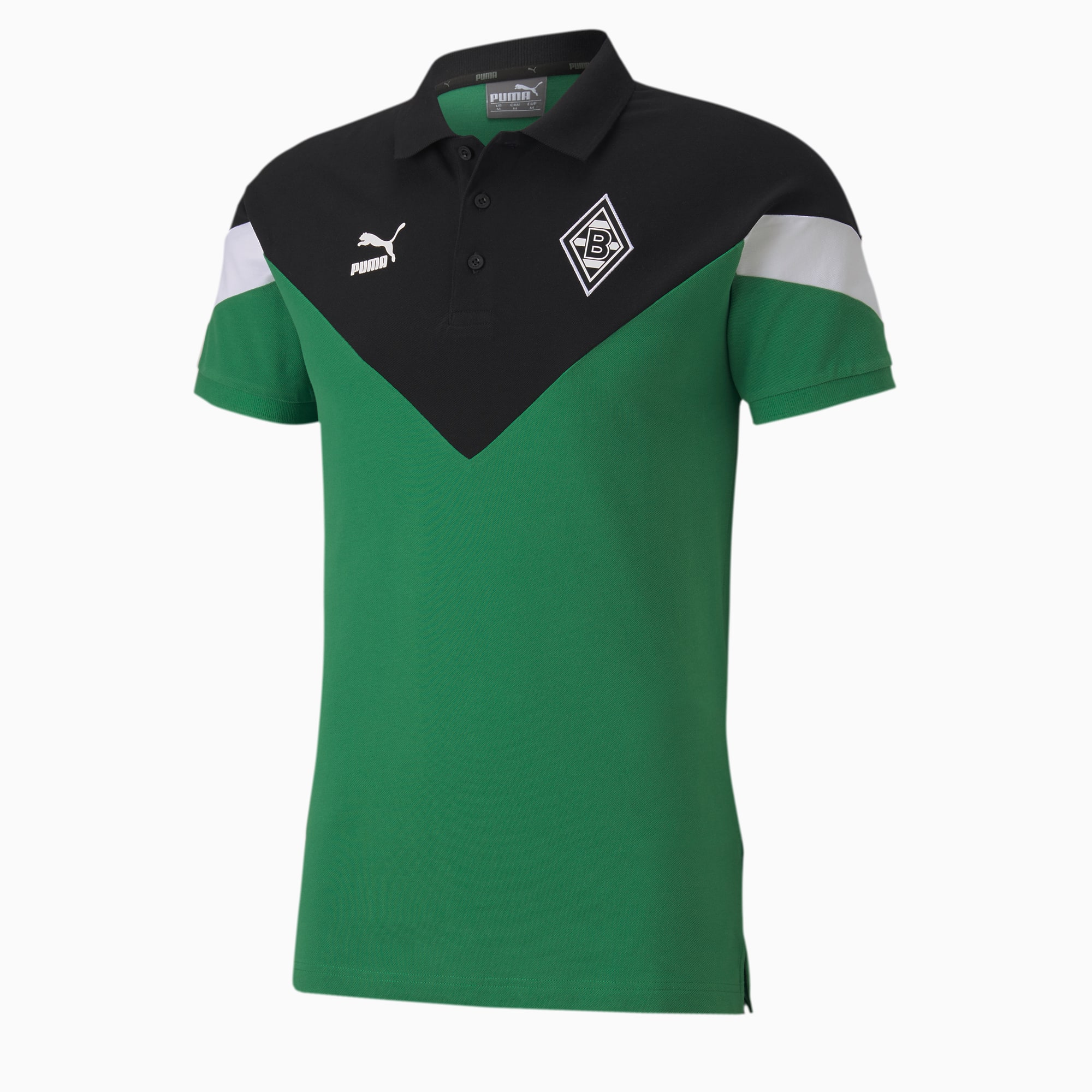 puma green polo shirt