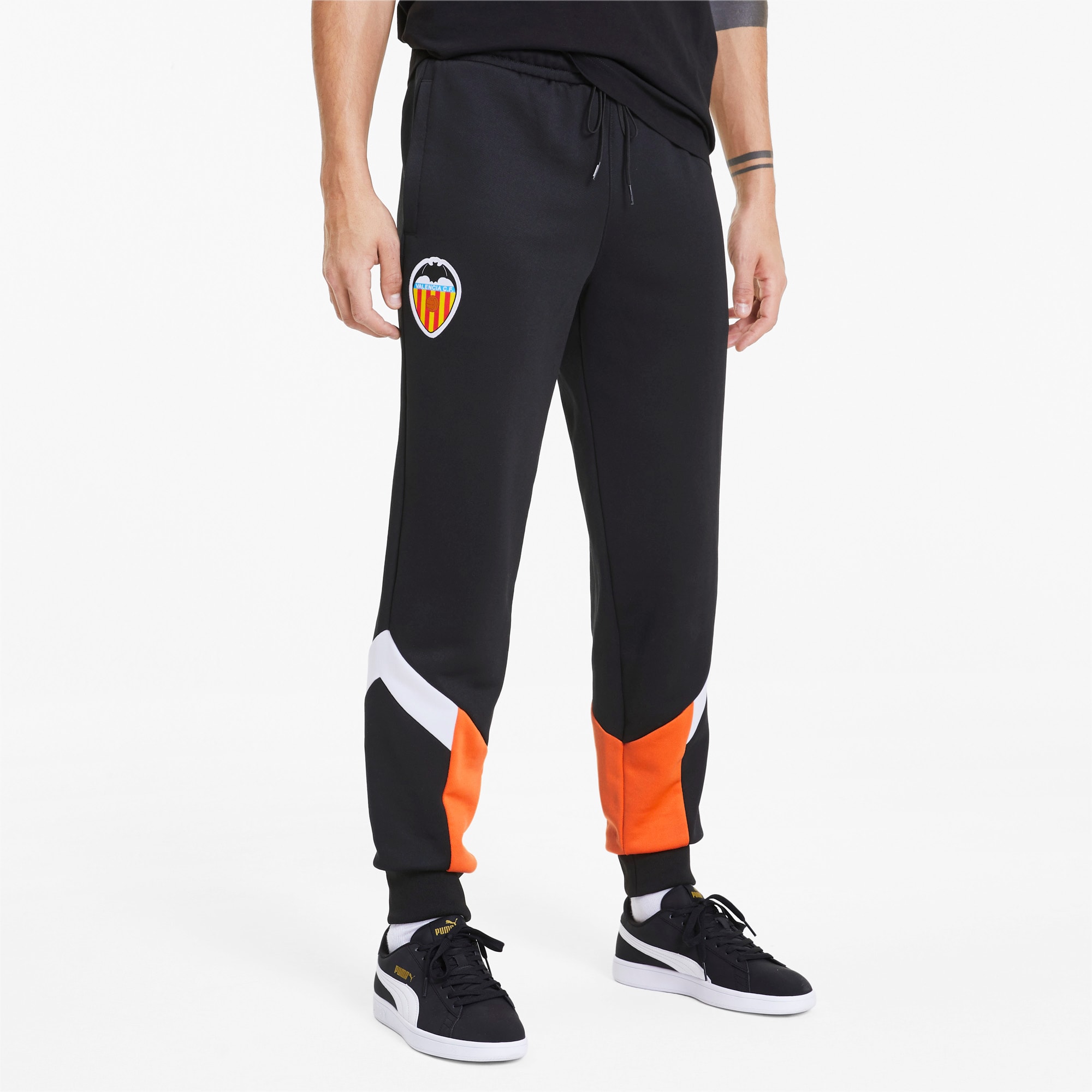 puma black track pants