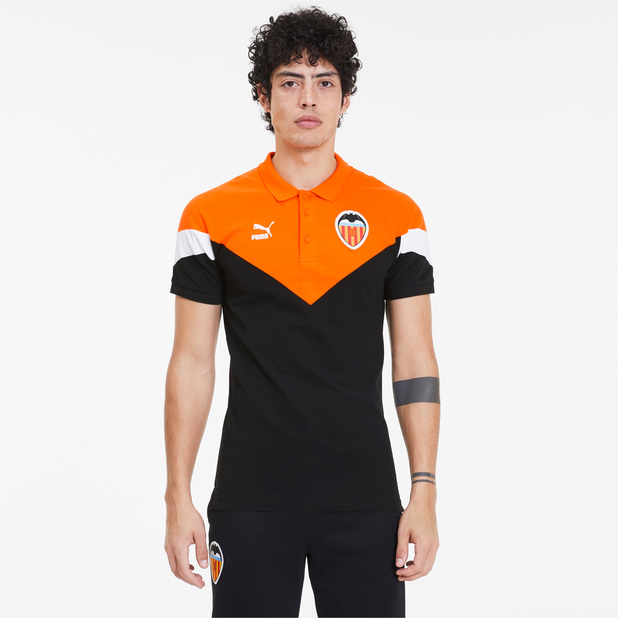 orange puma polo