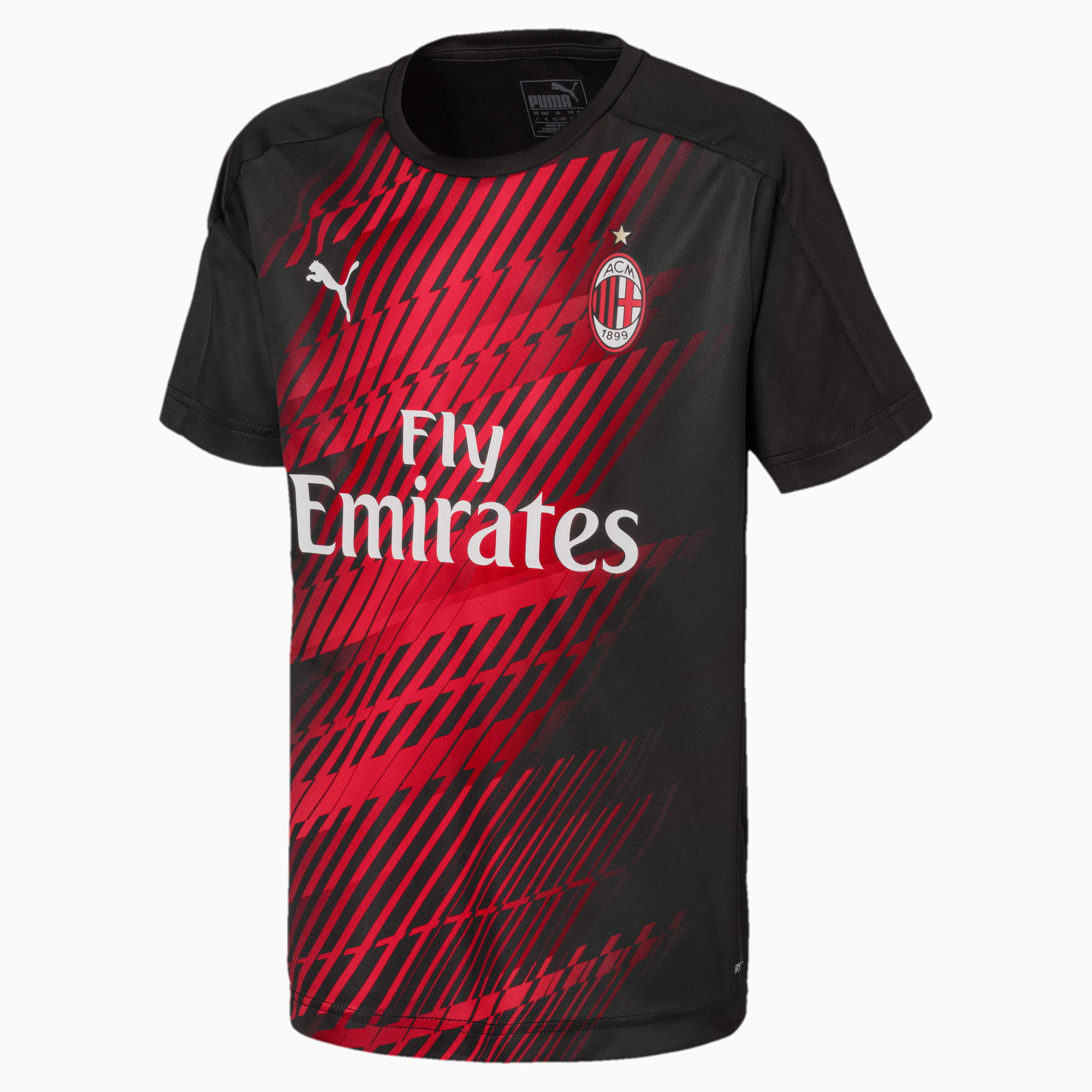 Ac Milan Kids Stadium Jersey Puma Black Tango Red Puma Shoes Puma