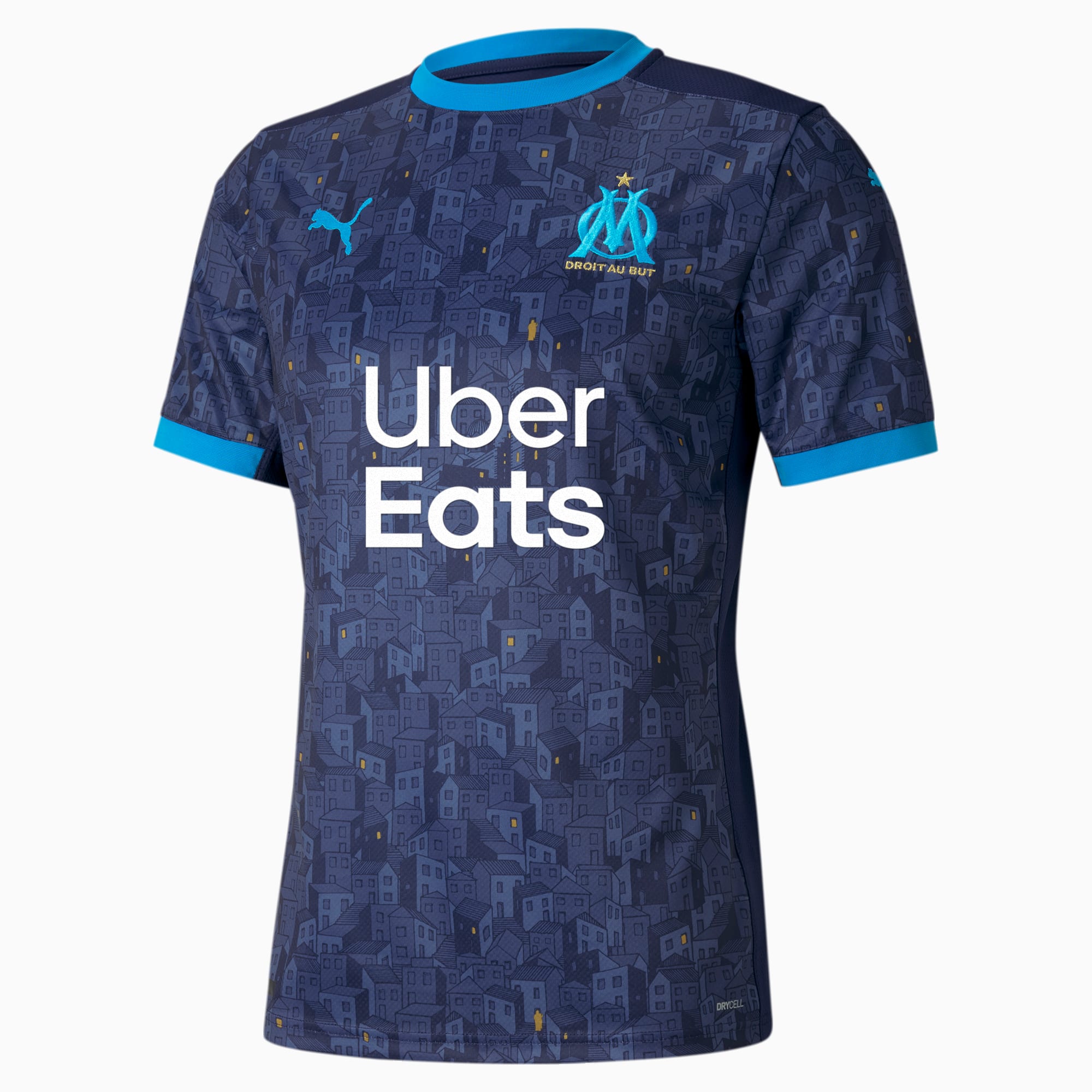Olympique De Marseille Away Replica Men S Jersey Peacoat Bleu Azur Puma Football Jerseys Puma Estonia
