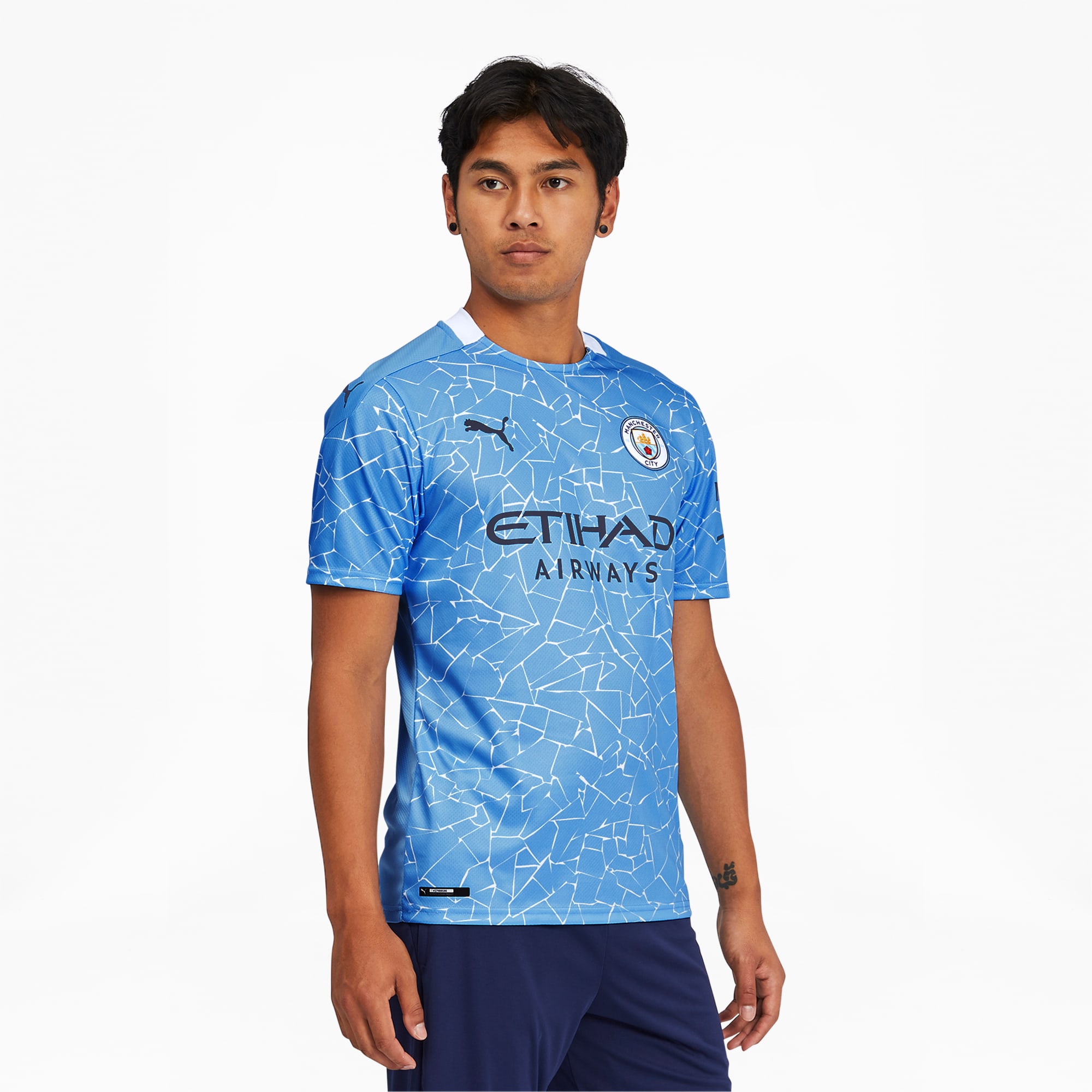 Tシャツ マンチェスターシティー サッカー ジャージ ユニフォーム 半袖 半袖tシャツ Puma Ee Uu