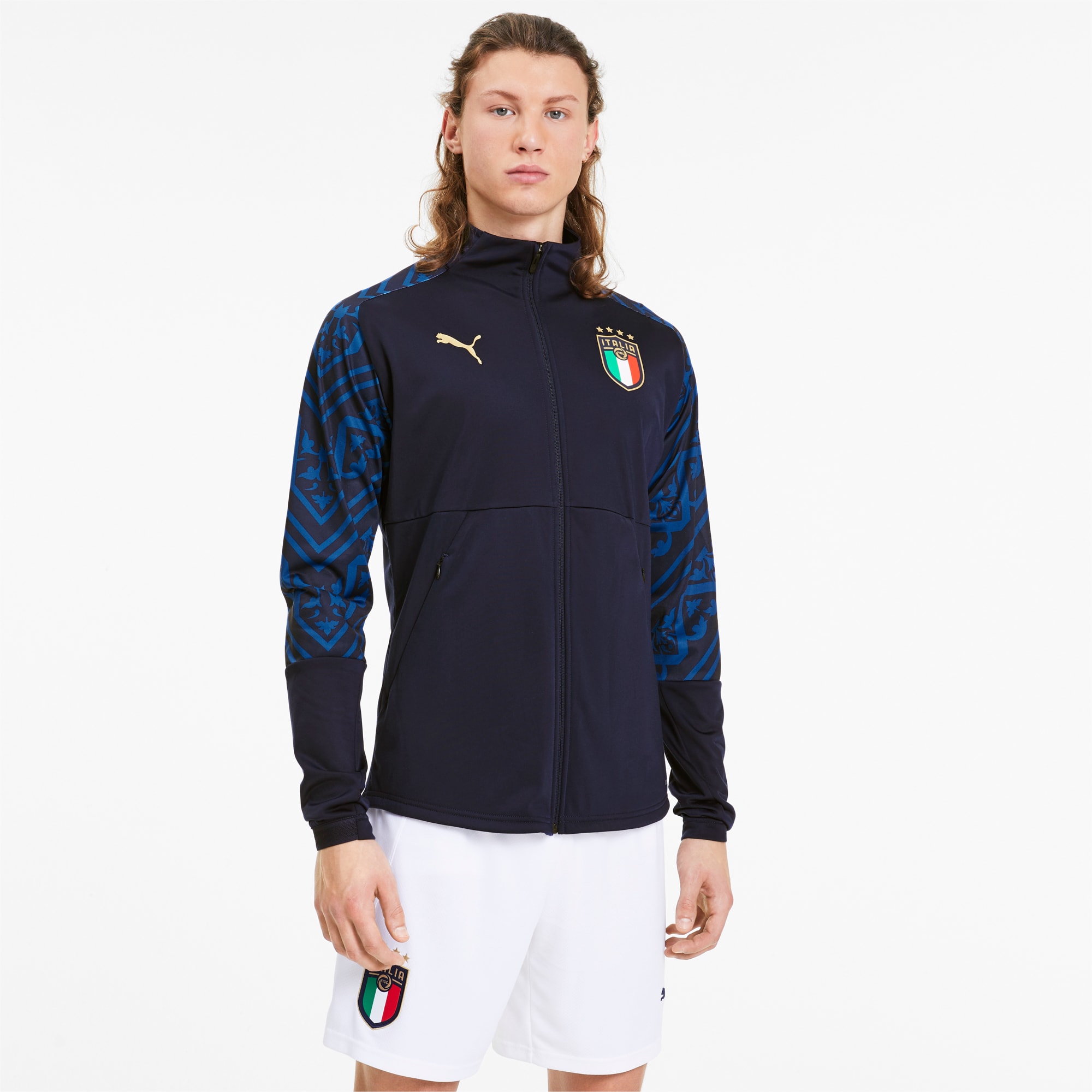 puma figc italia stadium jacket