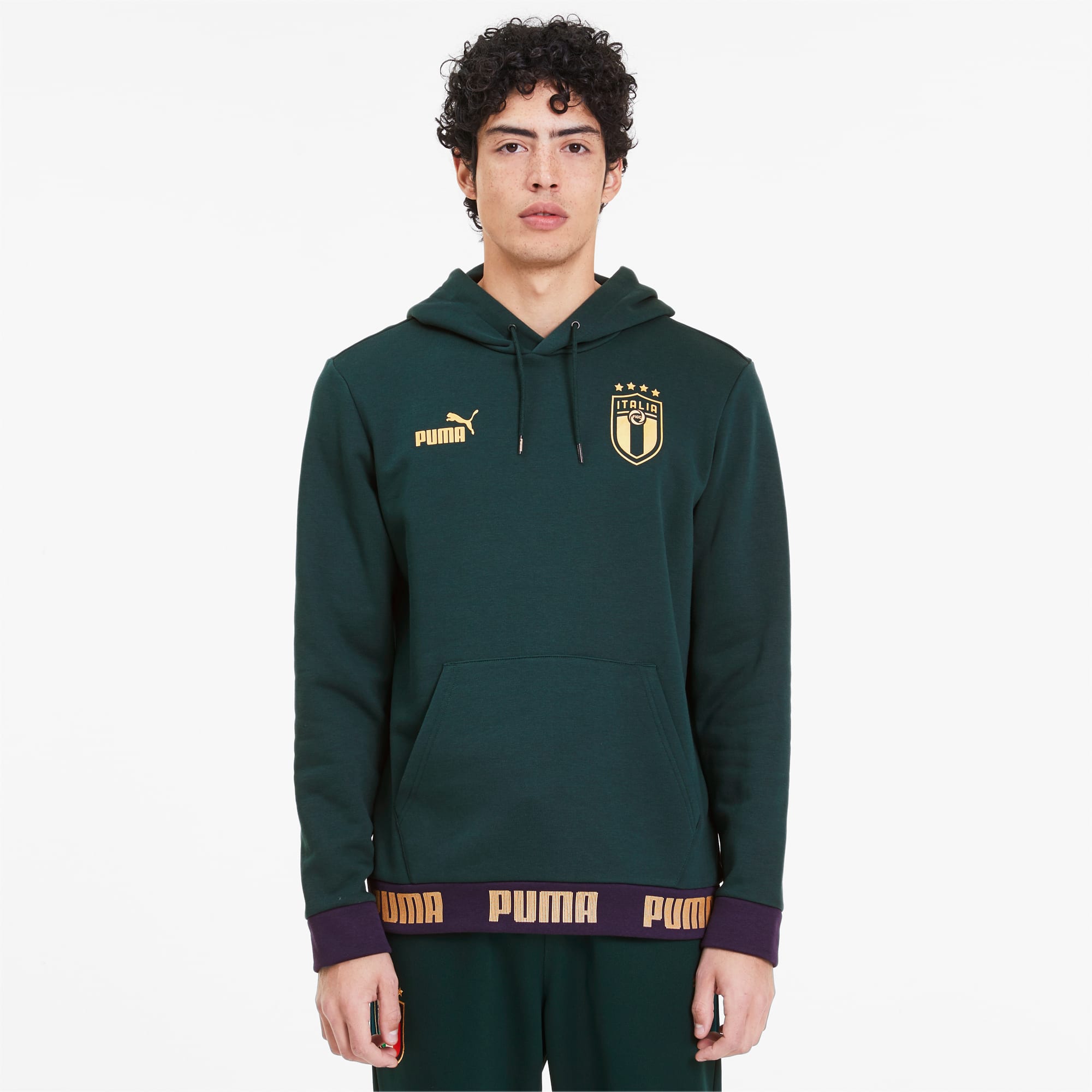 puma hoodie gold