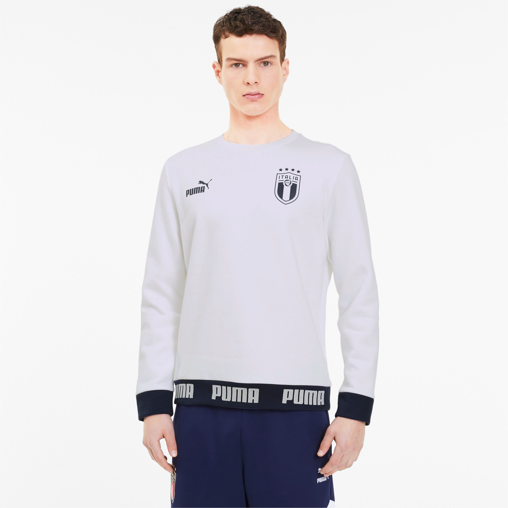 grey puma sweater