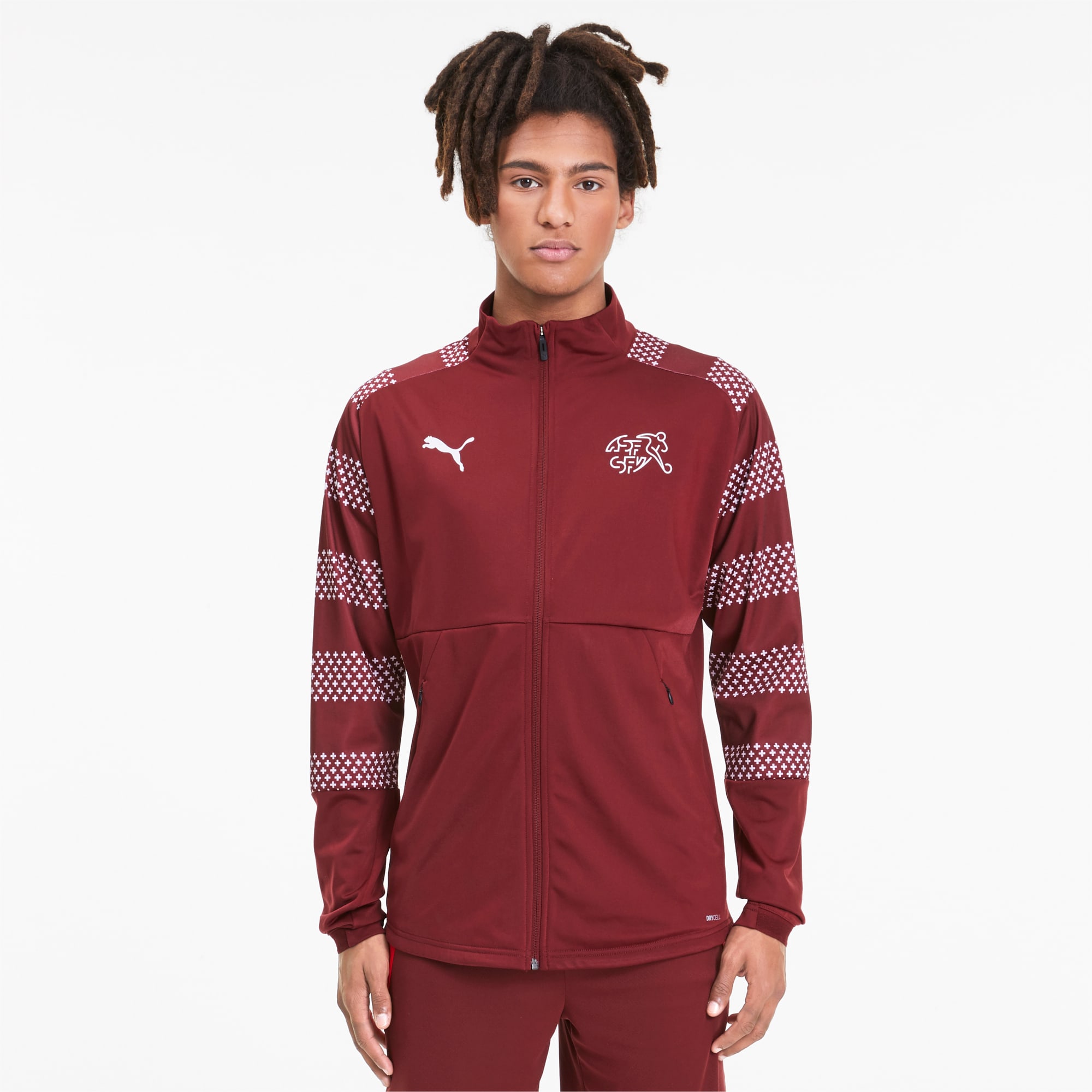 Schweiz Herren Stadium Jacke Pomegranate Puma Switzerland Puma Deutschland