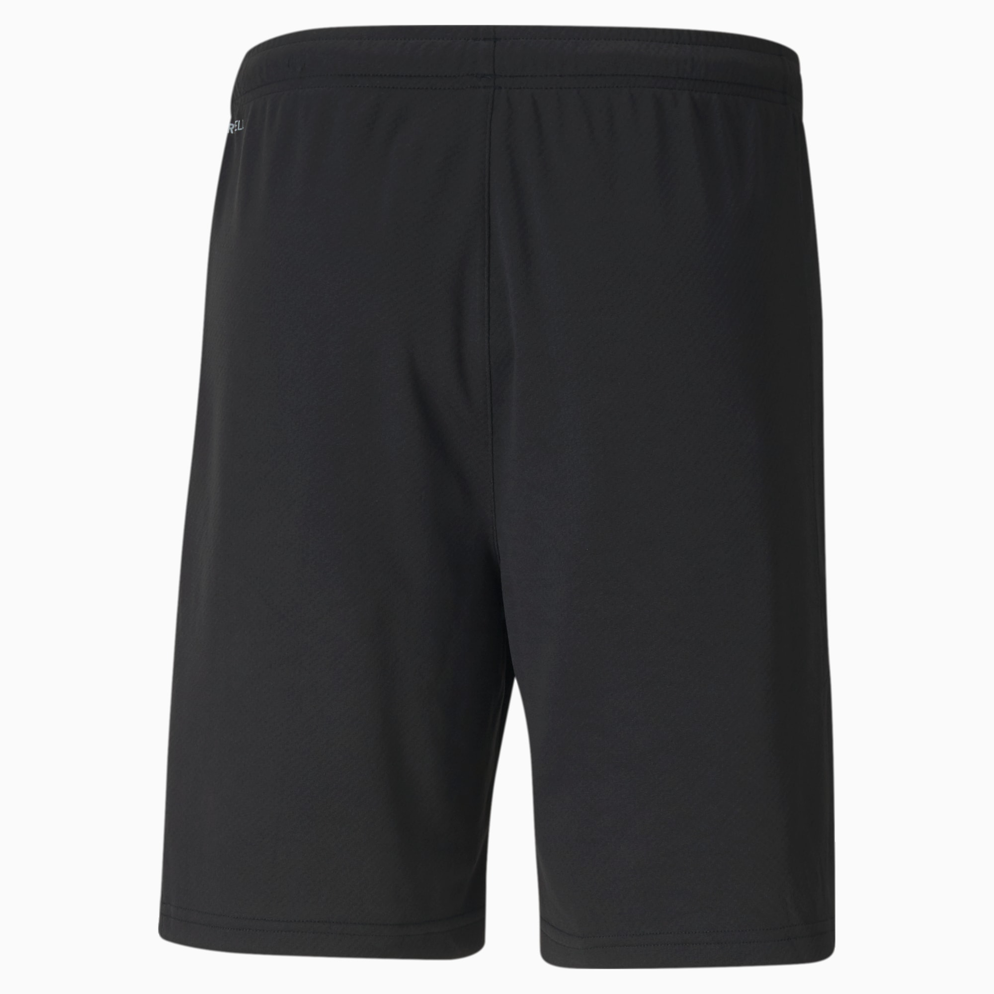 puma black football shorts