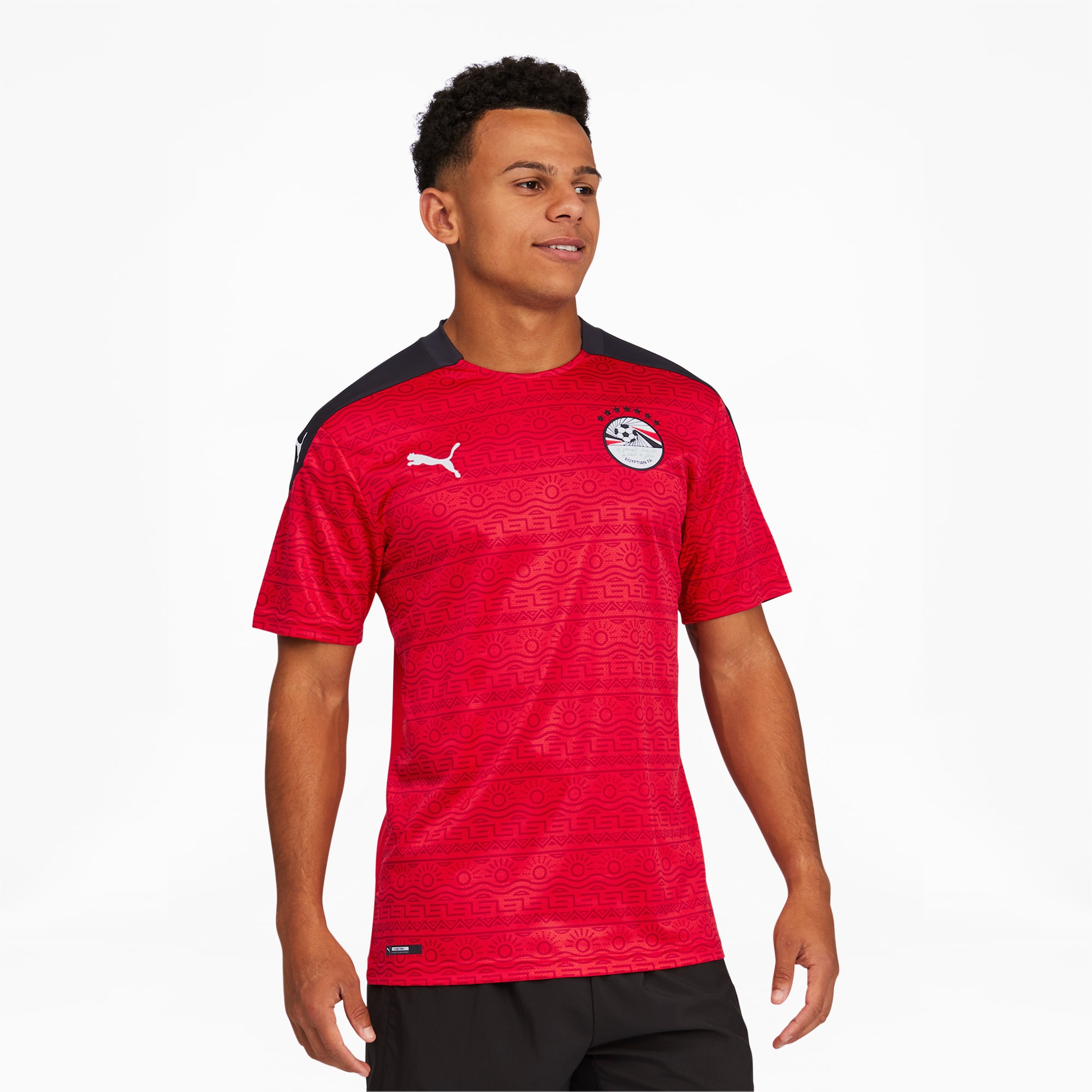 puma red shirt