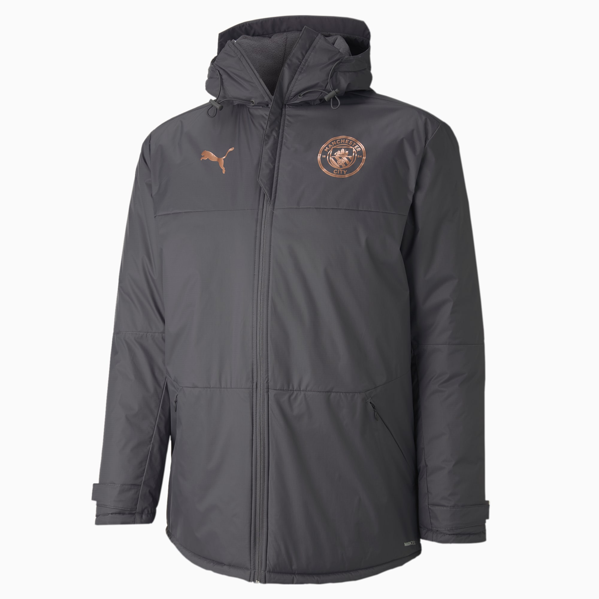 Man City Men S Winter Training Jacket Asphalt Copper Puma Shoes Puma