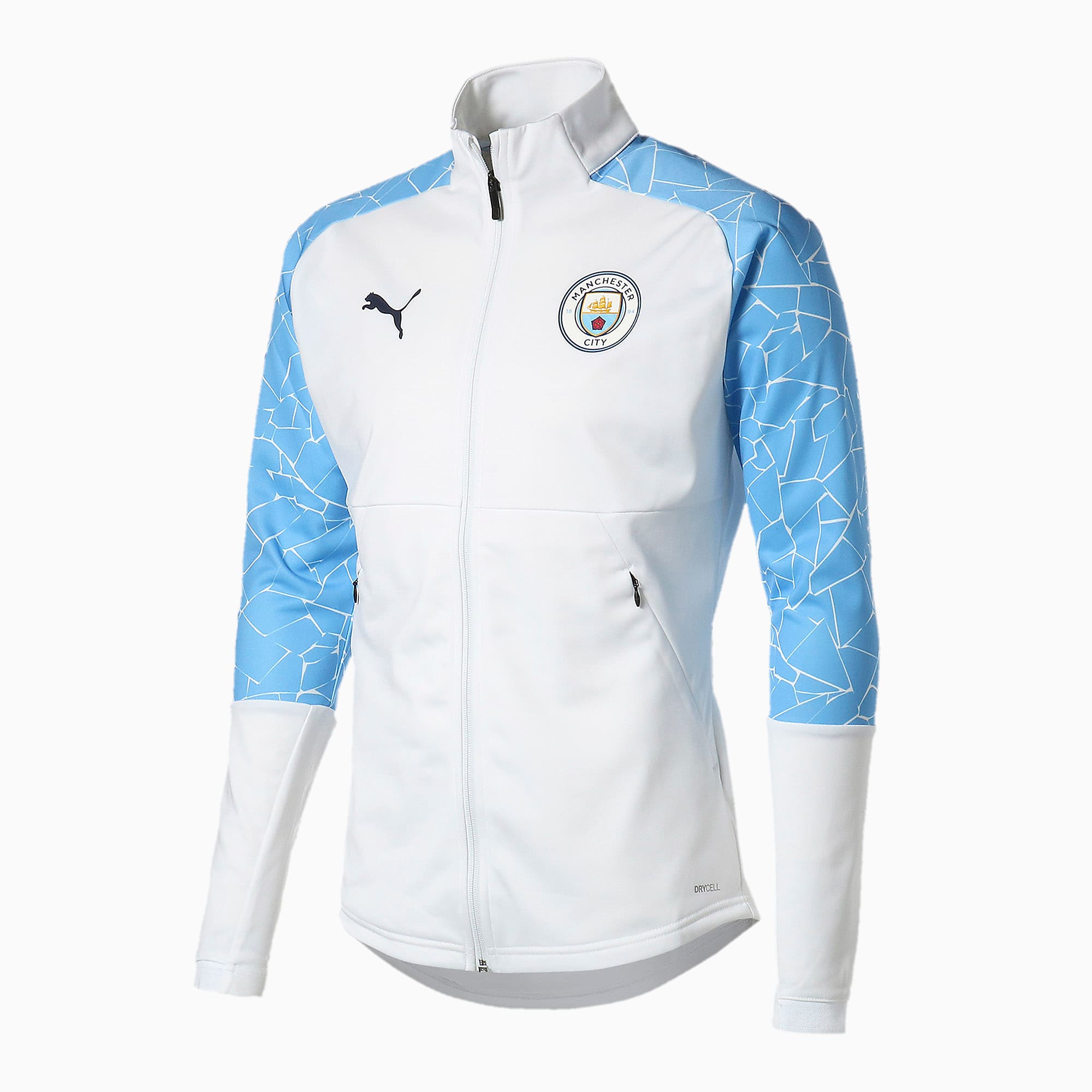 Puma公式 マンチェスター シティー Mcfc スタジアム ジャケット サッカー ユニフォーム メンズ Puma White Team Light Blue プーマ Clothing プーマ