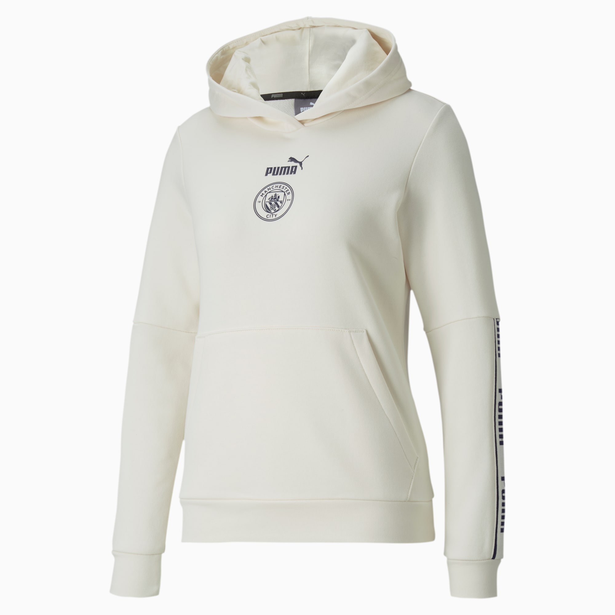 Man City Ftblculture Men S Football Hoodie Whisper White Peacoat Puma Shoes Puma Bulgaria