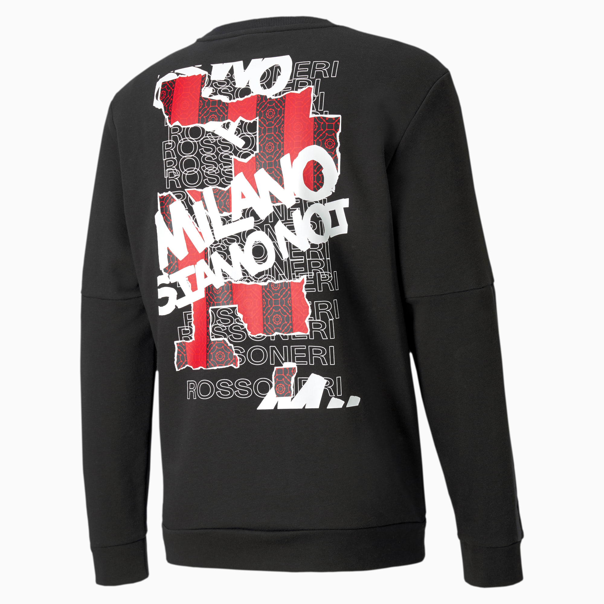 Ac Milan Ftblculture Herren Fussball Sweatshirt Ii Puma Black Tango Red Puma Herren Kollektion Puma Deutschland