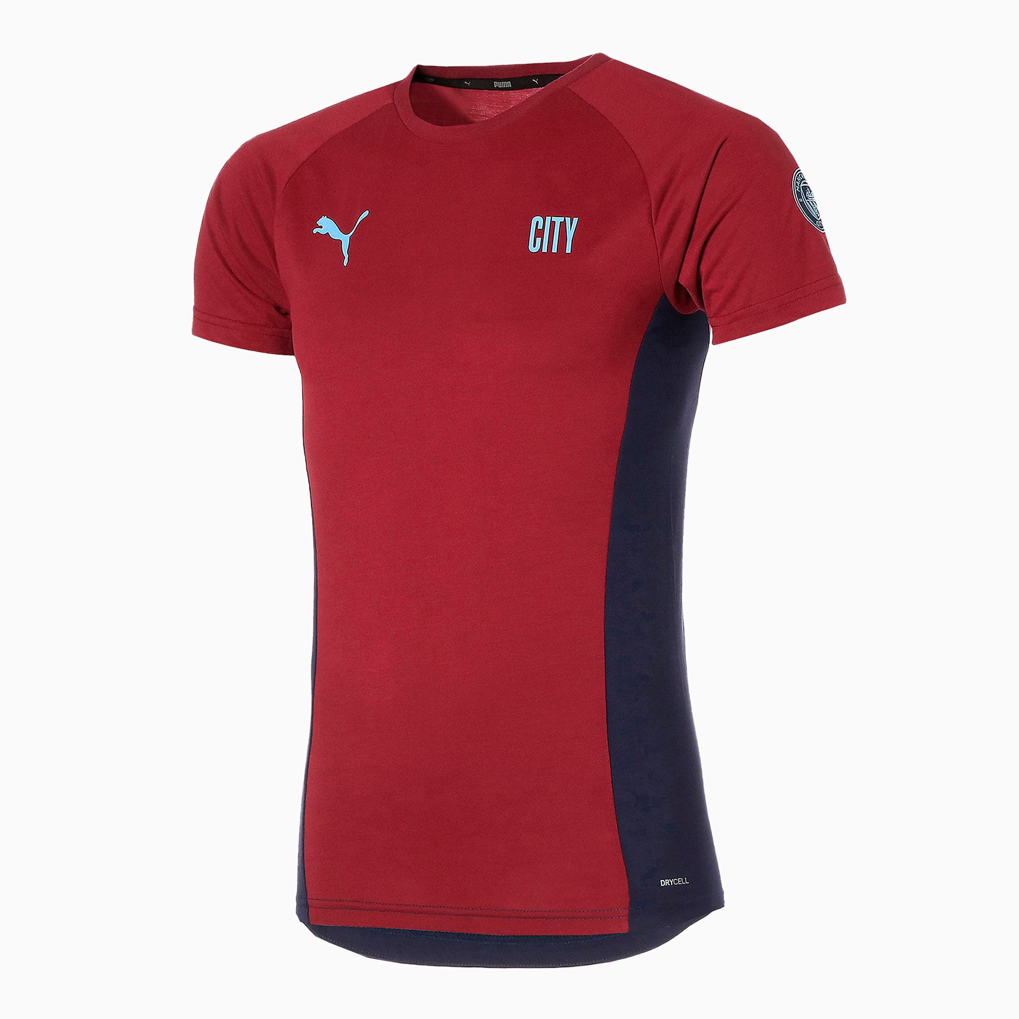 Puma公式 マンチェスター シティー Mcfc Evostripe Tシャツ サッカー 半袖 ユニフォーム メンズ Cordovan Peacoat プーマ マンチェスター シティfc プーマ