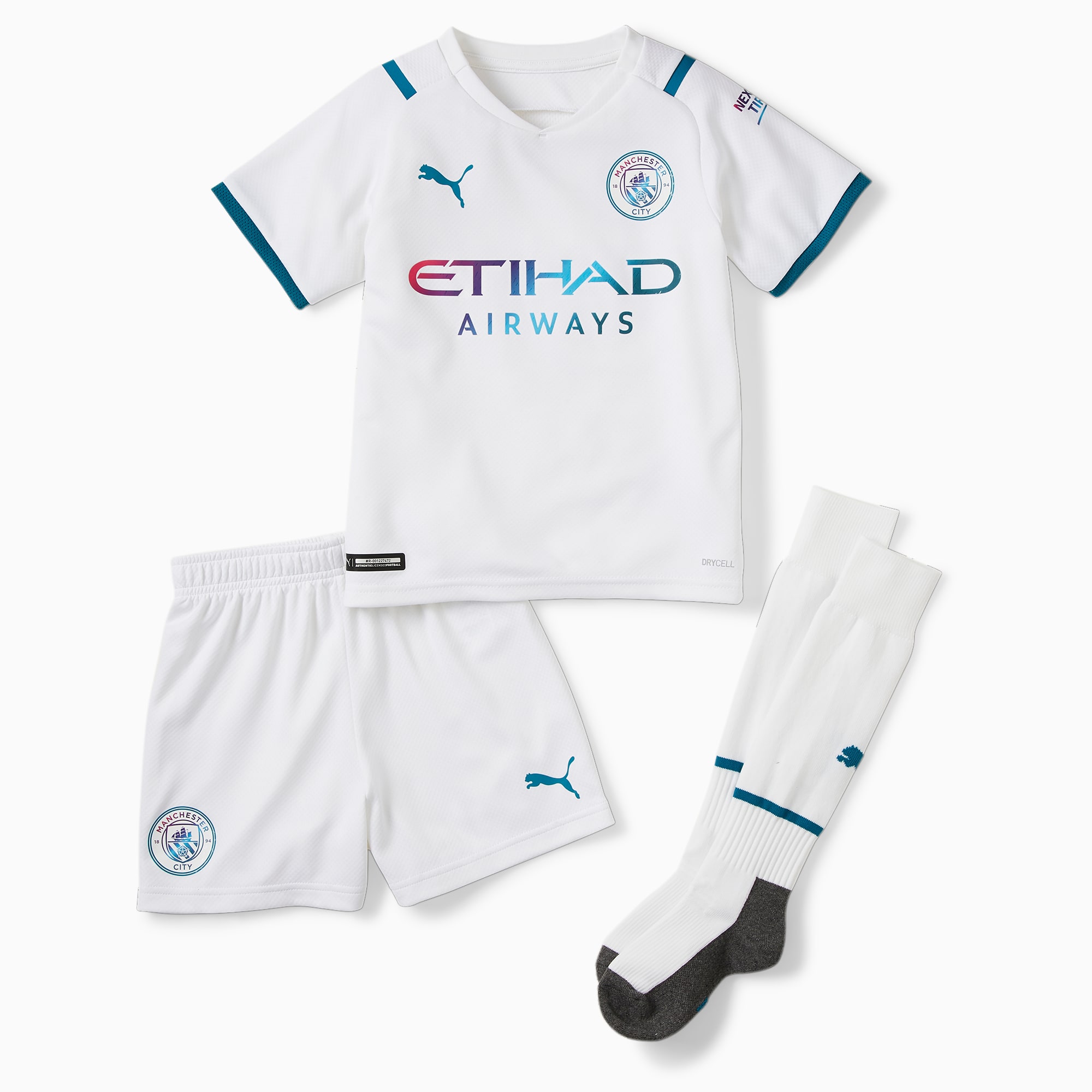 Man City Away Youth Football Mini-Kit