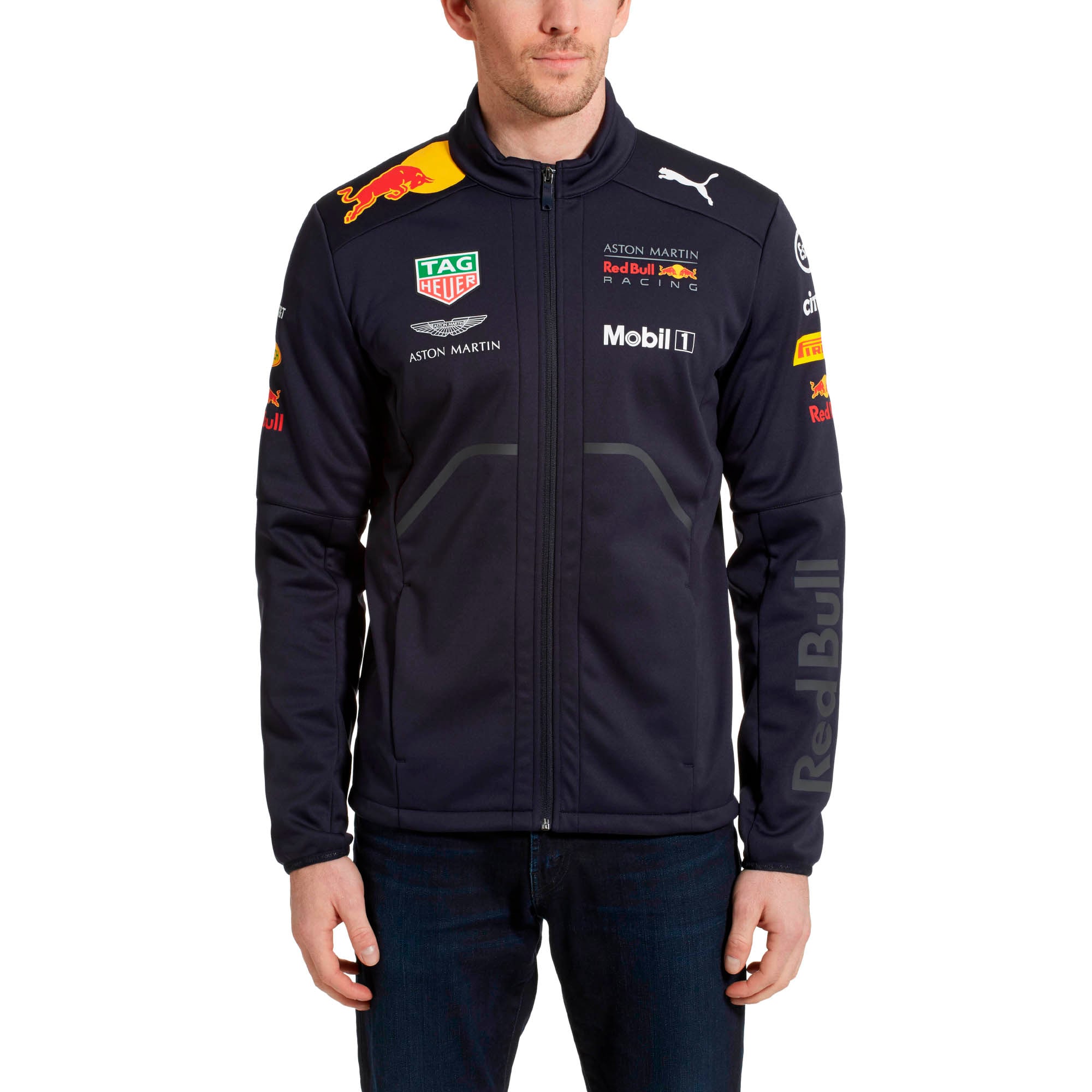 puma red bull softshell jacket