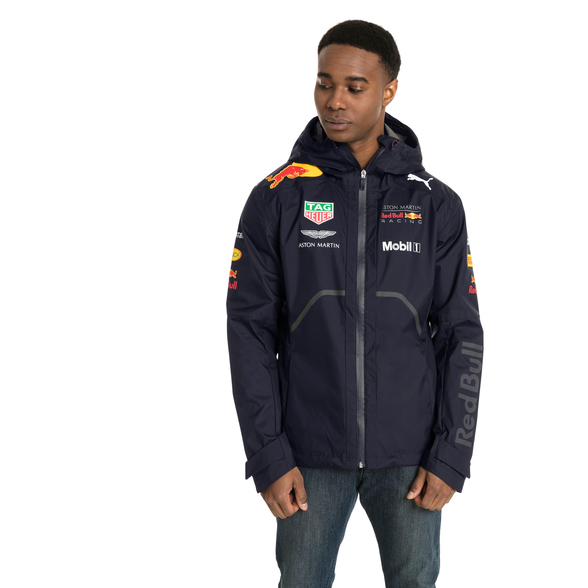 Aston Martin Red Bull Racing Men S Team Rain Jacket Puma New Arrivals Puma United Kingdom