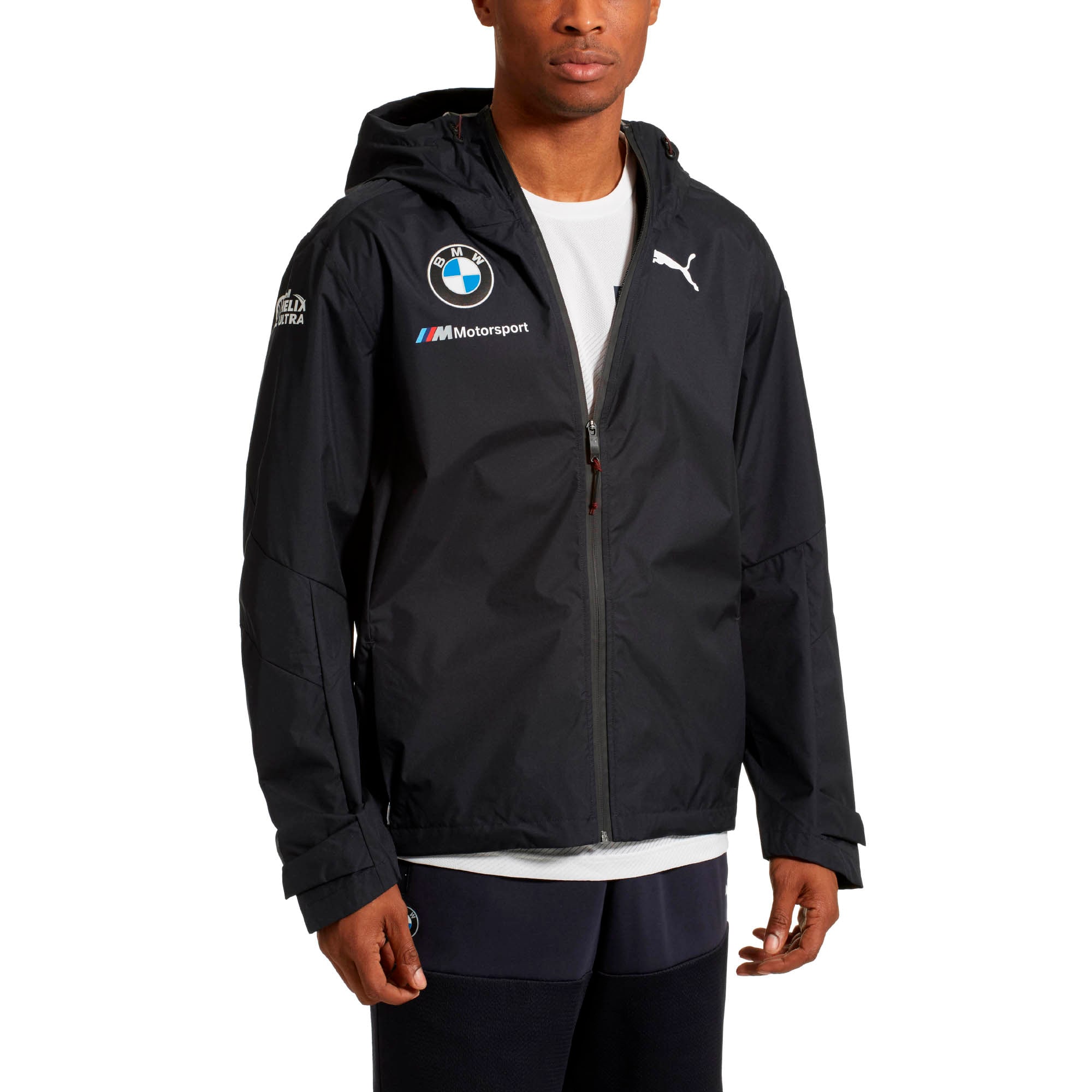 puma essentials rain jacket juniors