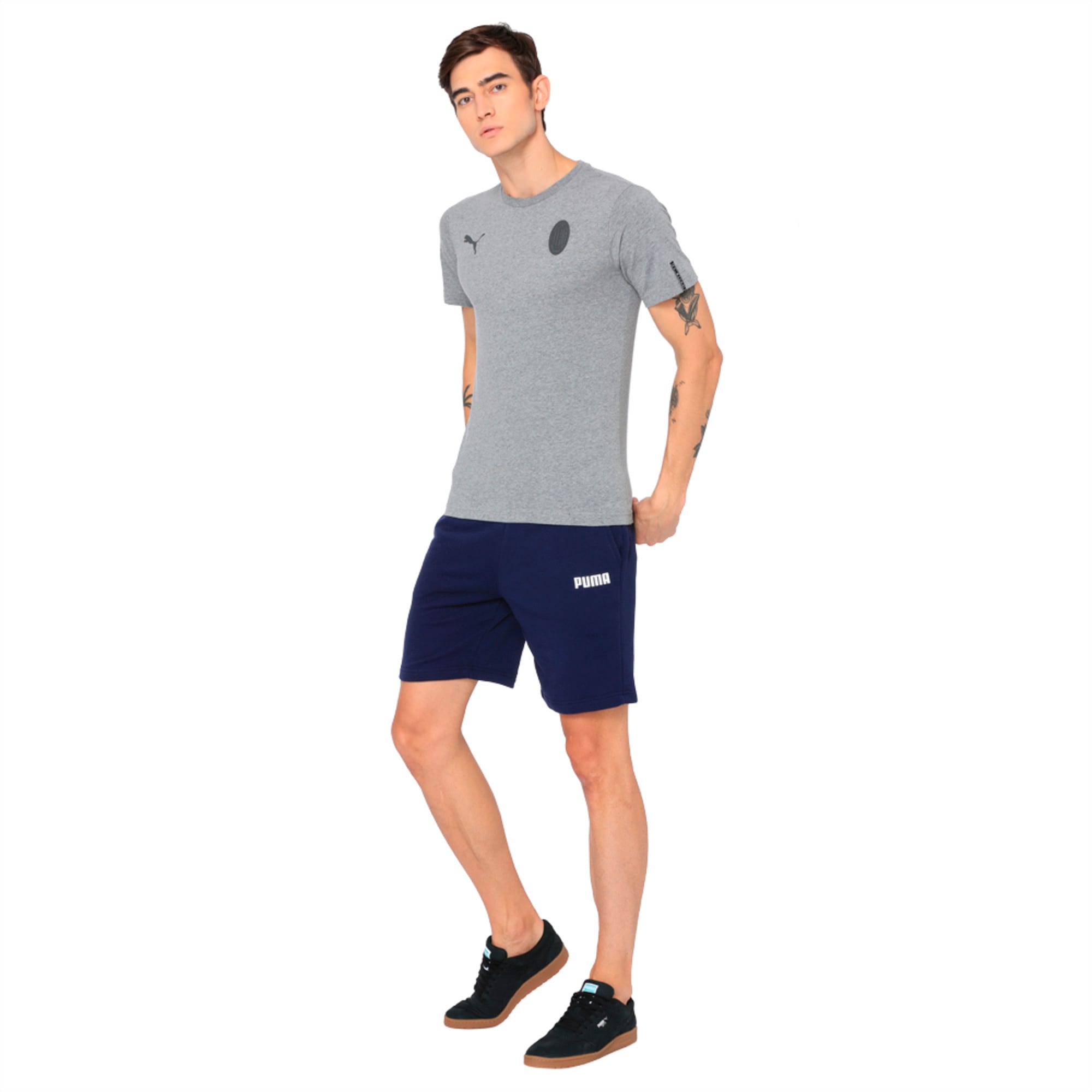Ac Milan Men S T Shirt Medium Gray Heather Puma T Shirts Puma