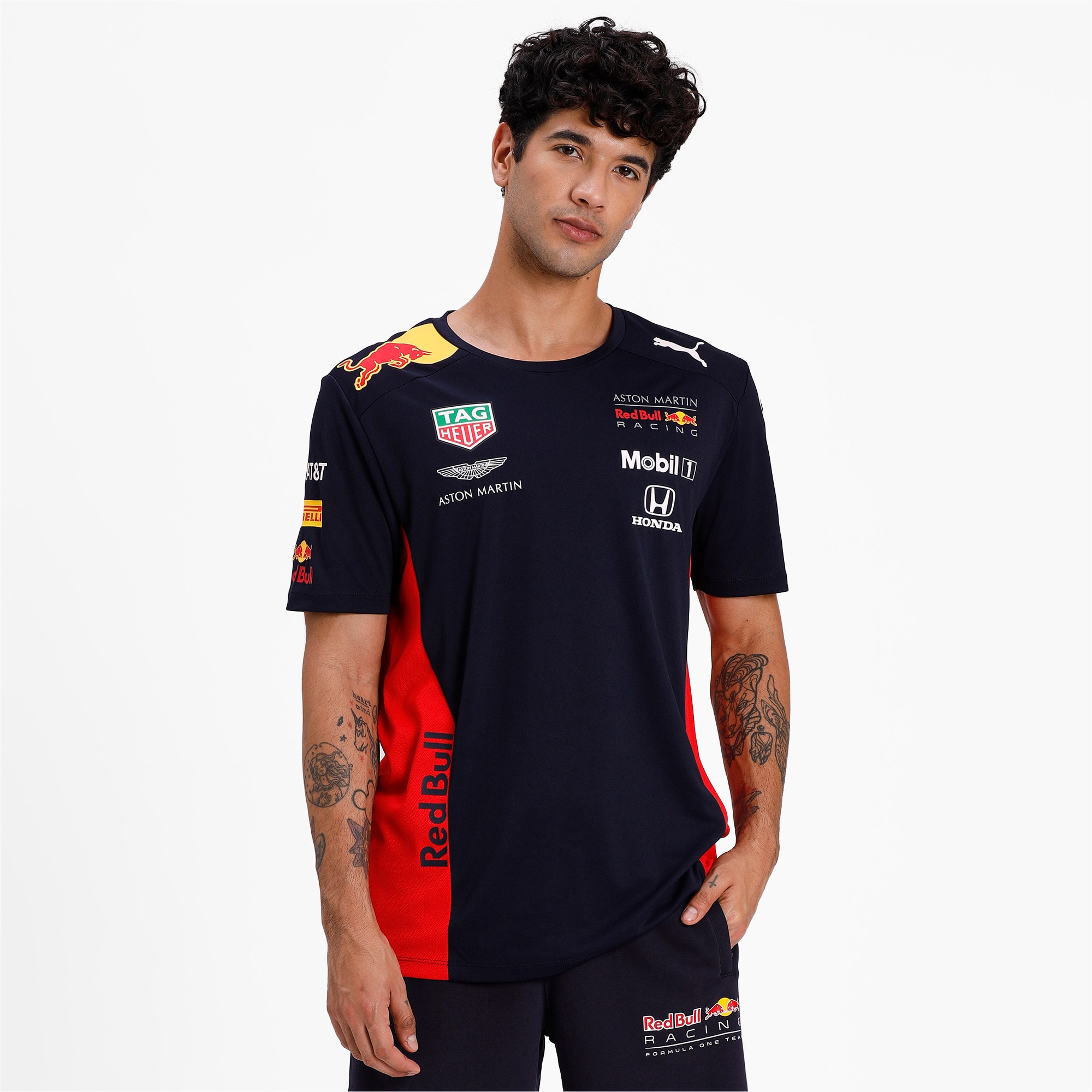 puma red bull t shirt