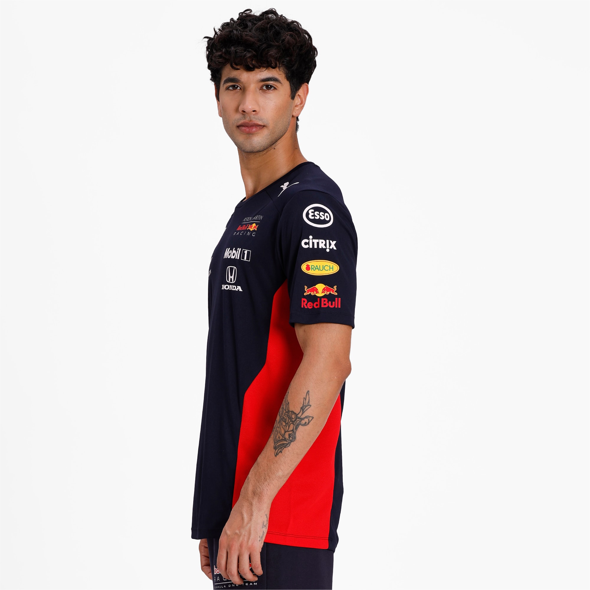 Puma red online bull shirt