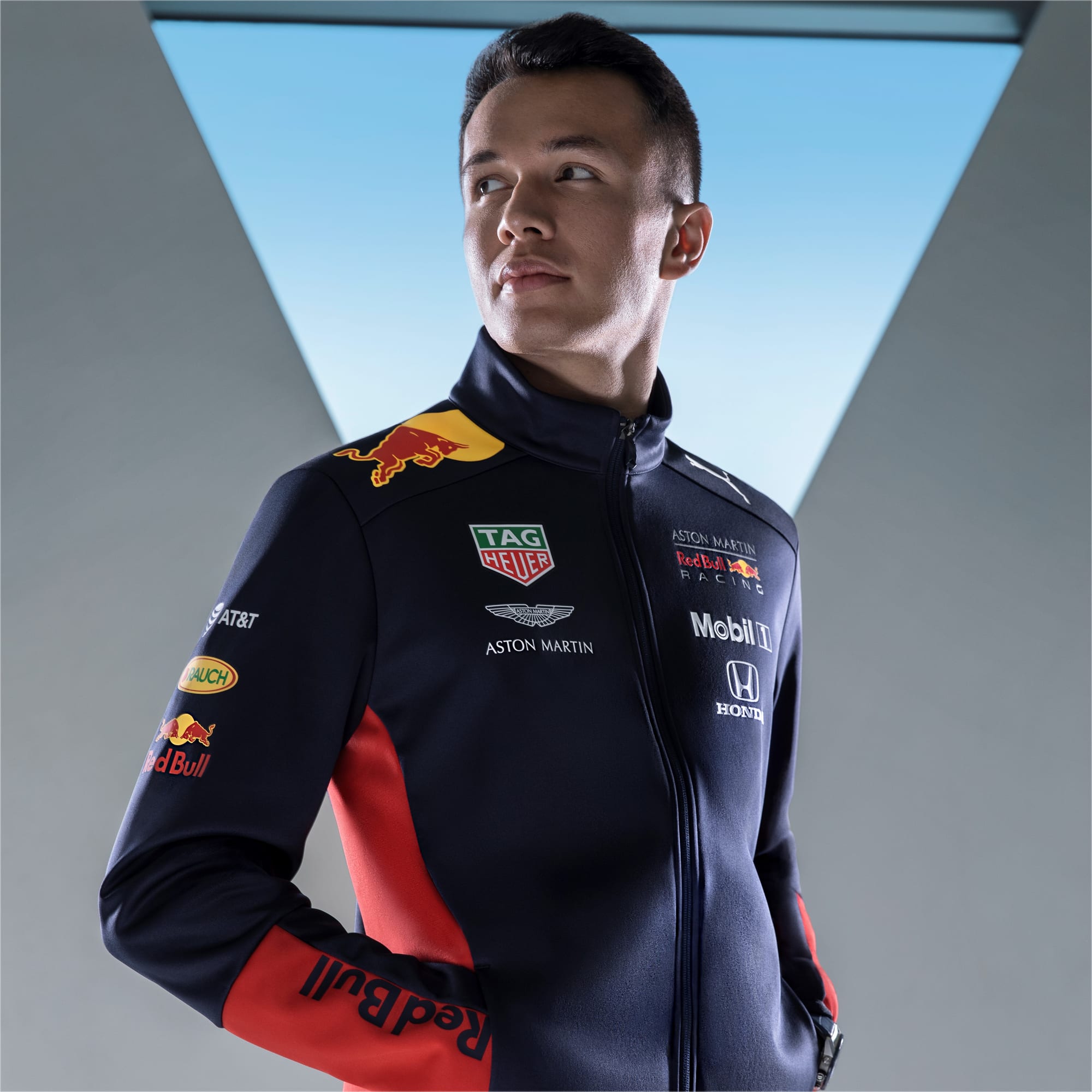 Puma red bull jacket top