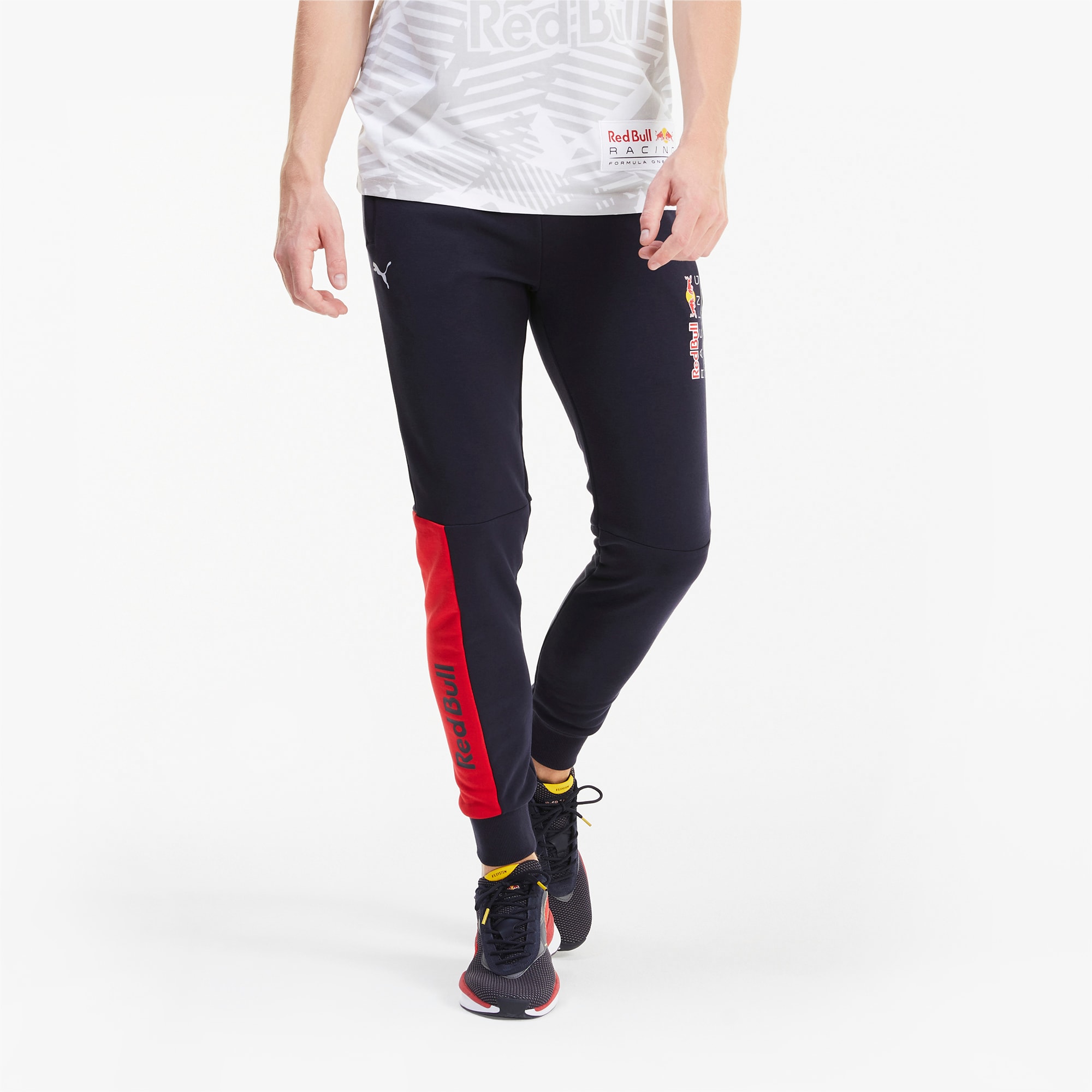 Red Bull Racing Logo Sweatpants Voor Heren Puma Shoes Puma