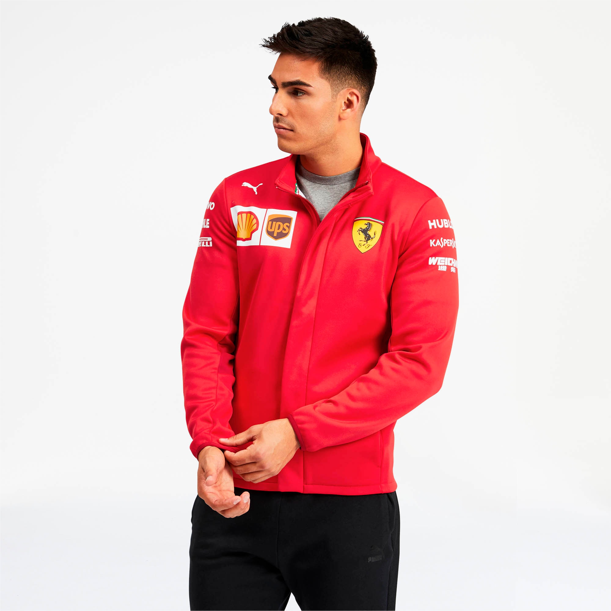 ferrari puma jacket red