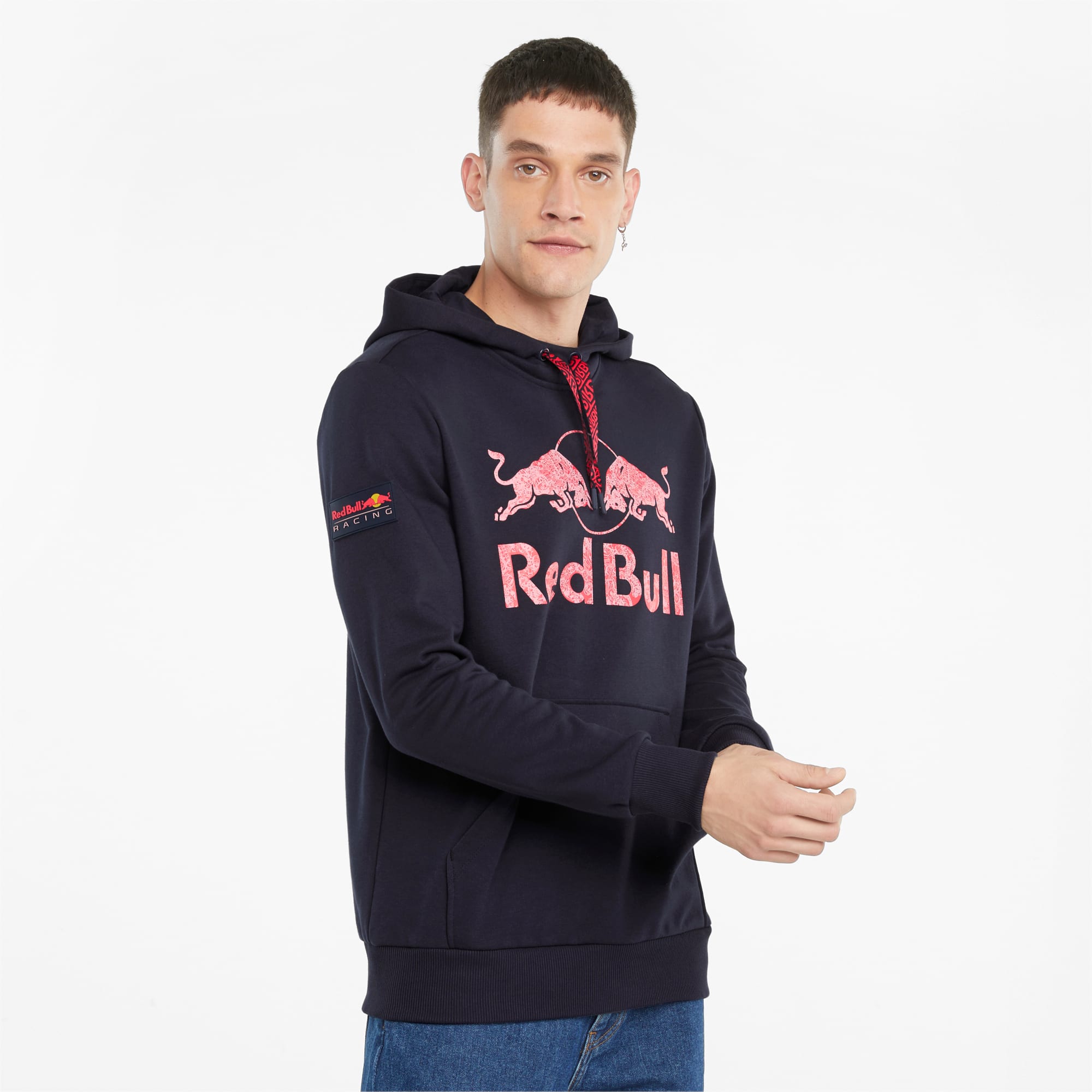 Red Bull Racing Lifestyle Men S Hooded Sweat Jacket Puma Blue Sweat Jacket May Display Com