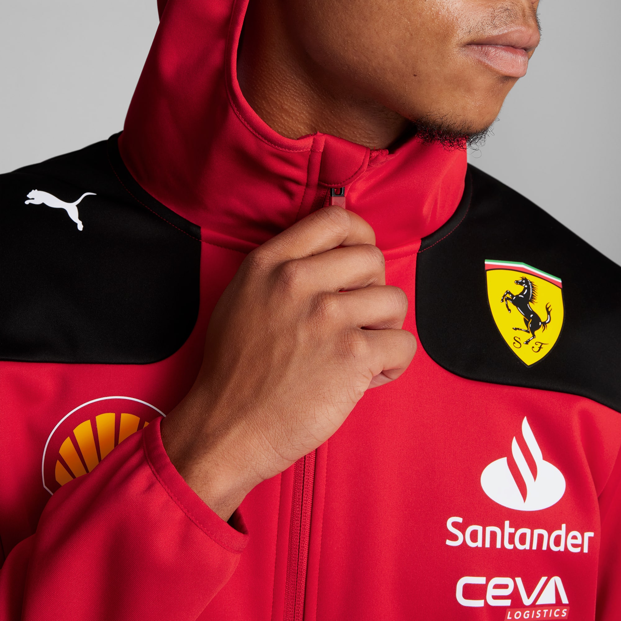 Giacca Scuderia Ferrari Puma Softshell - Nera